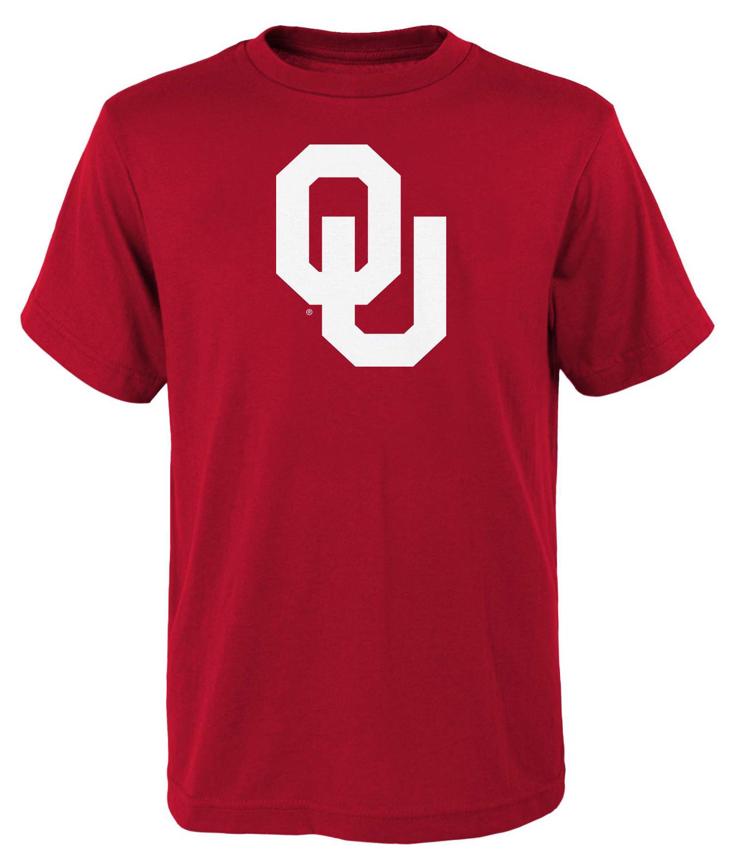 Outerstuff Youth Oklahoma Sooners Red Primary Logo T-Shirt