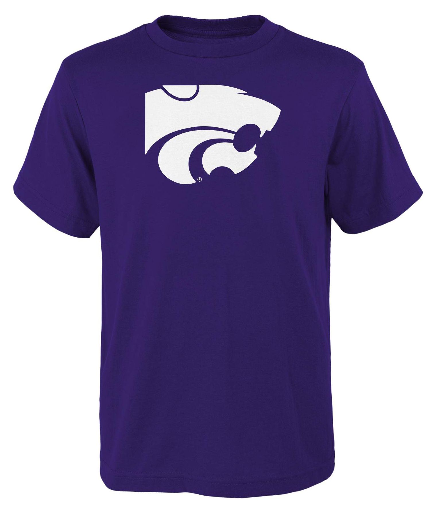 Outerstuff Youth Kansas State Wildcats Purple Primary Logo T-Shirt