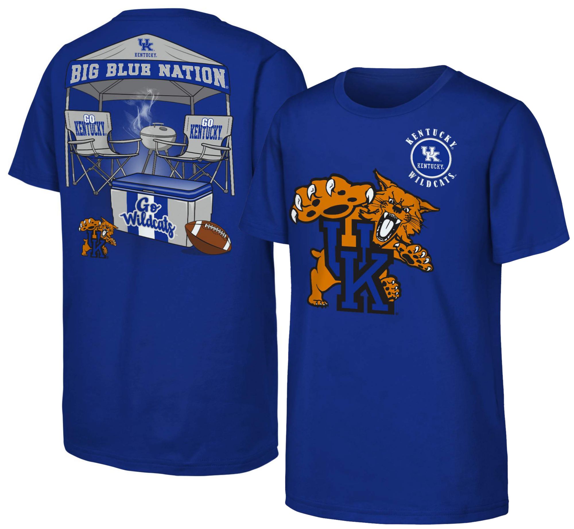 NCAA Youth Kentucky Wildcats Royal Tailgater T-Shirt