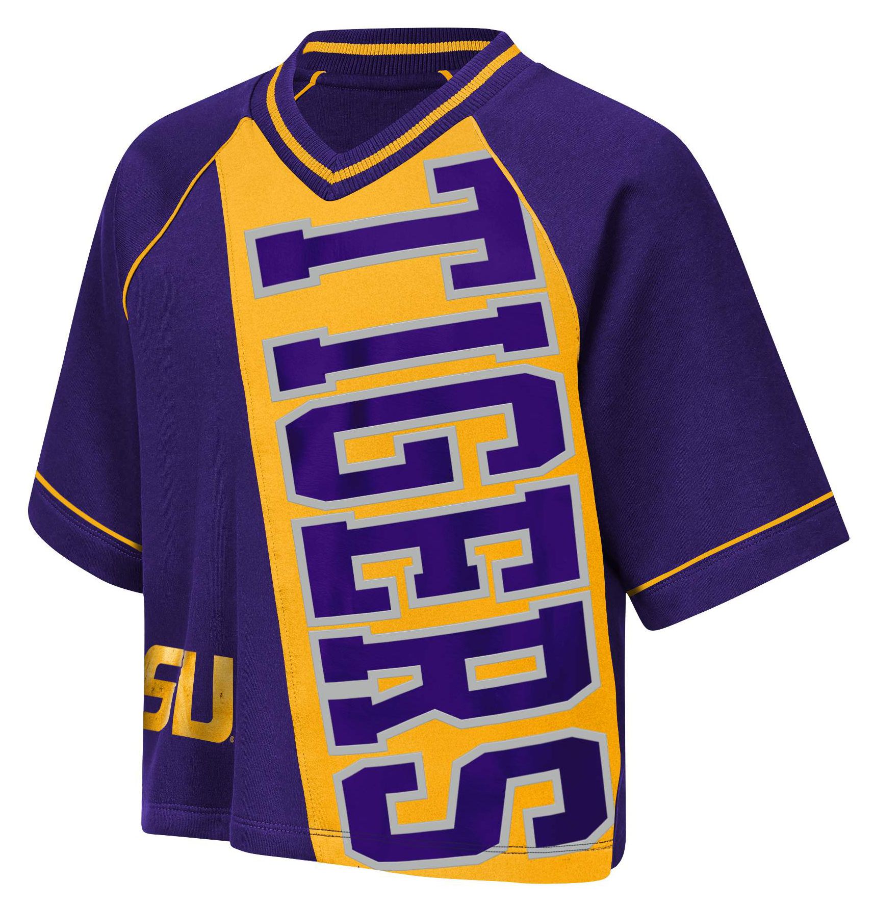 NCAA Youth LSU Tigers Purple Corner Back T-Shirt
