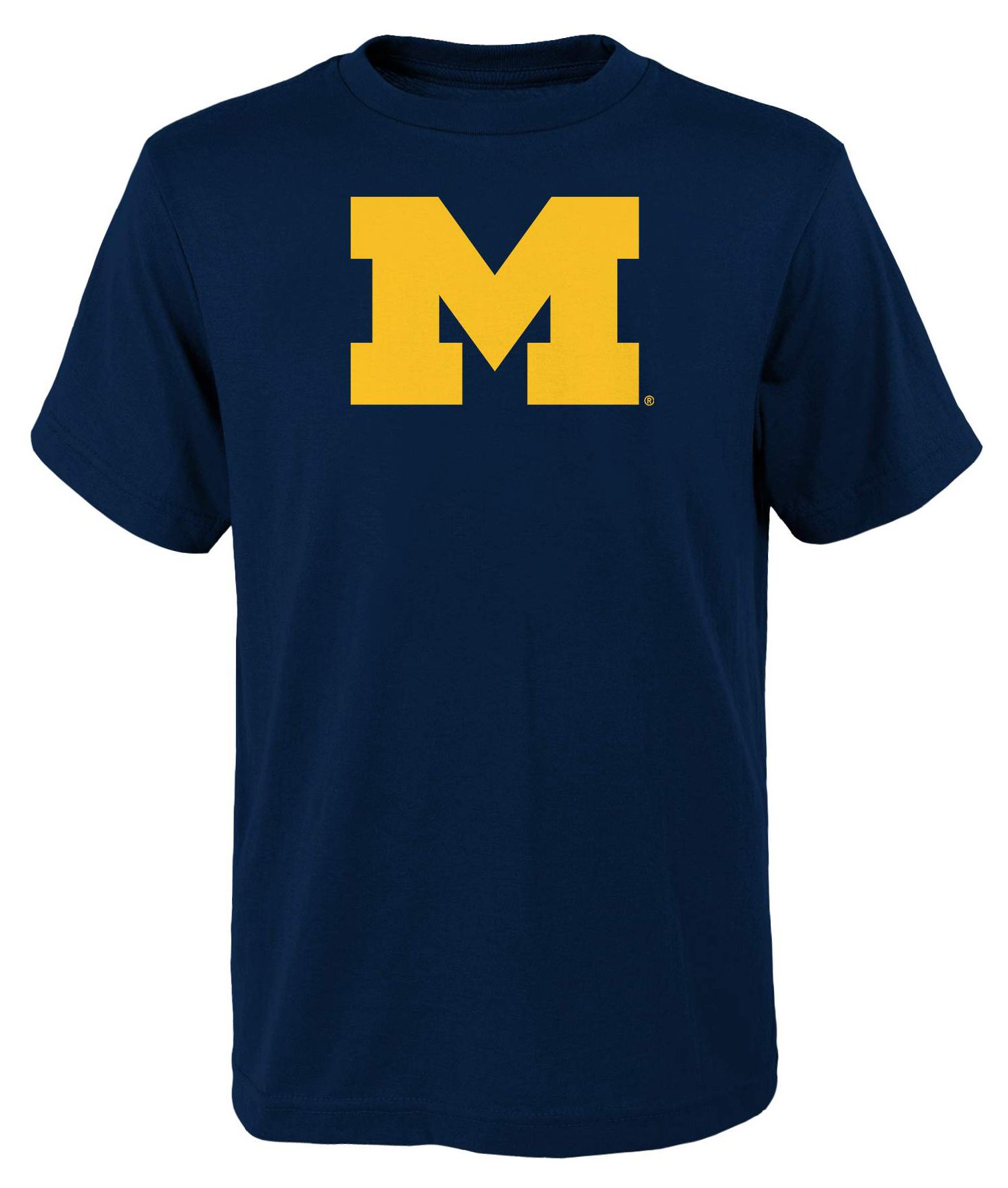 NCAA Youth Michigan Wolverines Navy Primary Logo T-Shirt