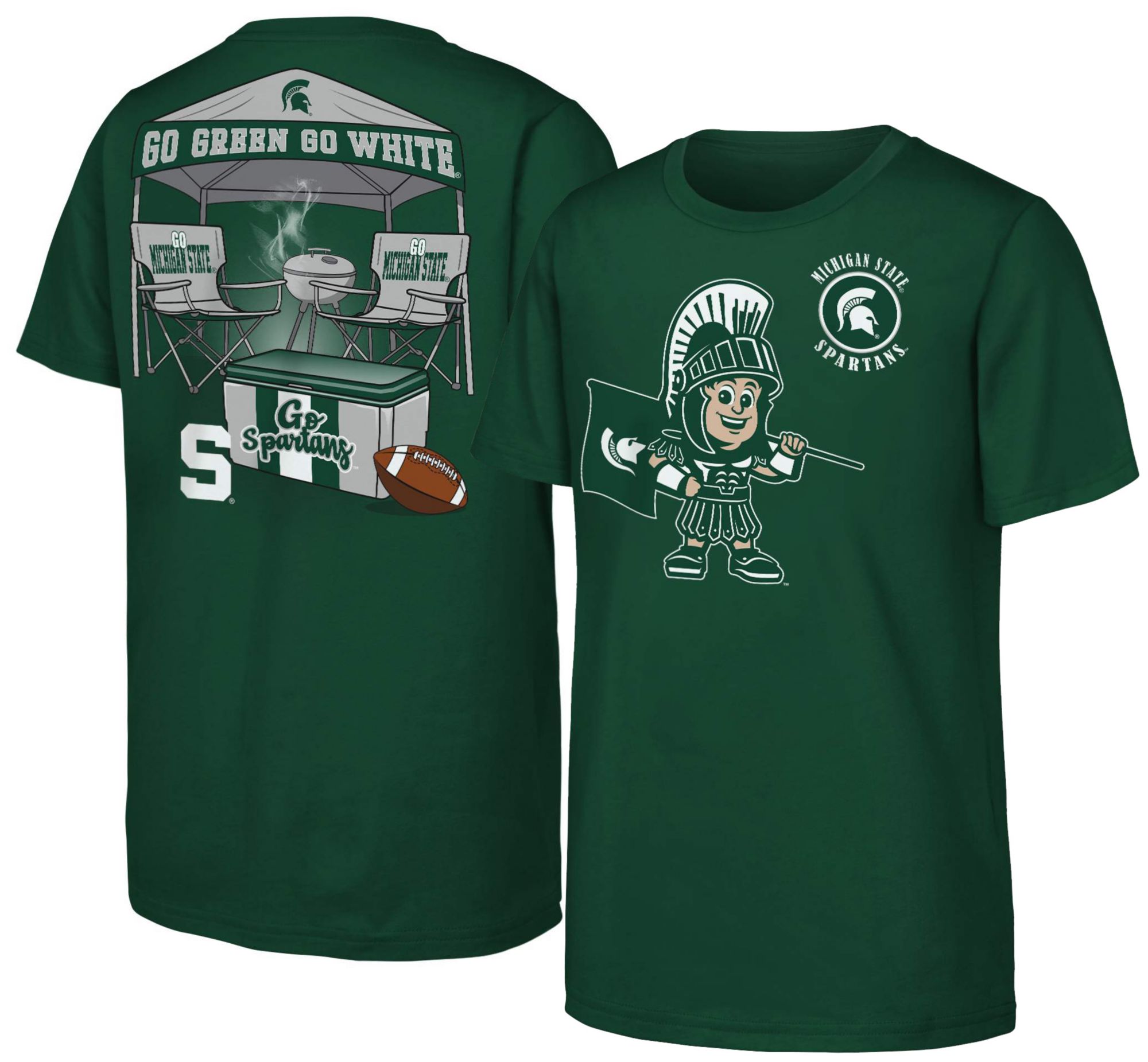 NCAA Youth Michigan State Spartans Hunter Tailgater T-Shirt