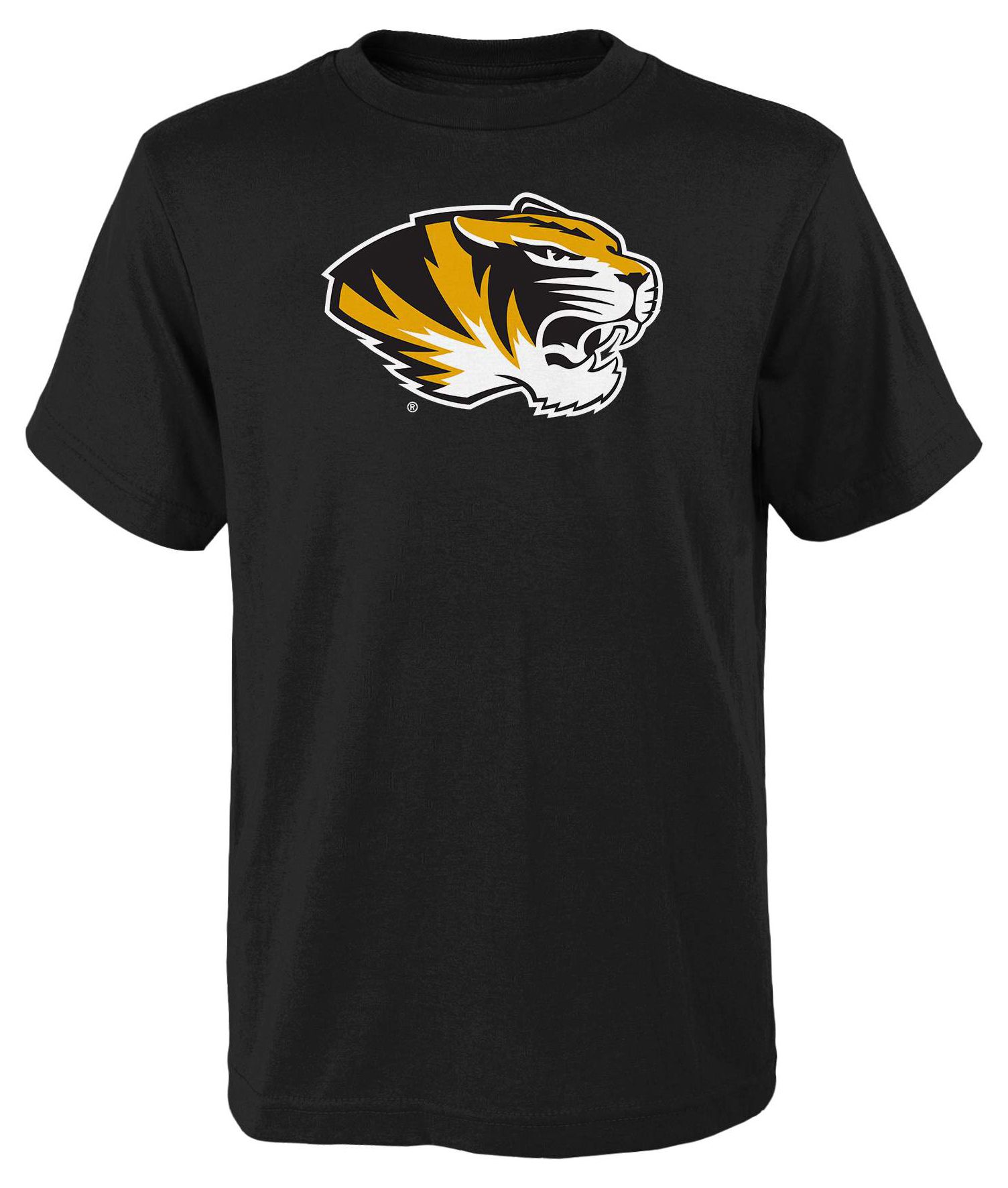 NCAA Youth Missouri Tigers Black Primary Logo T-Shirt