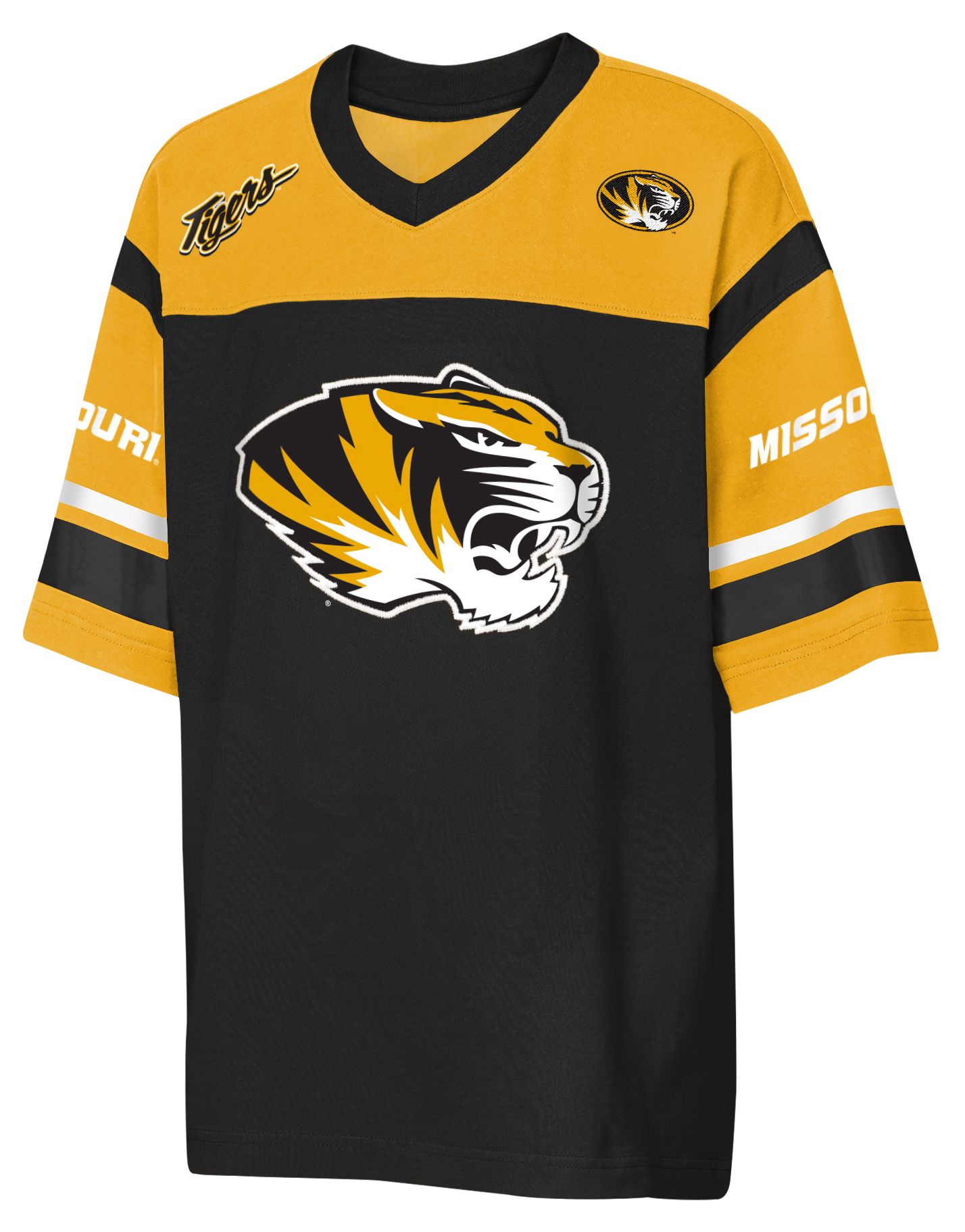 Outerstuff Youth Missouri Tigers Black Chop Block Jersey