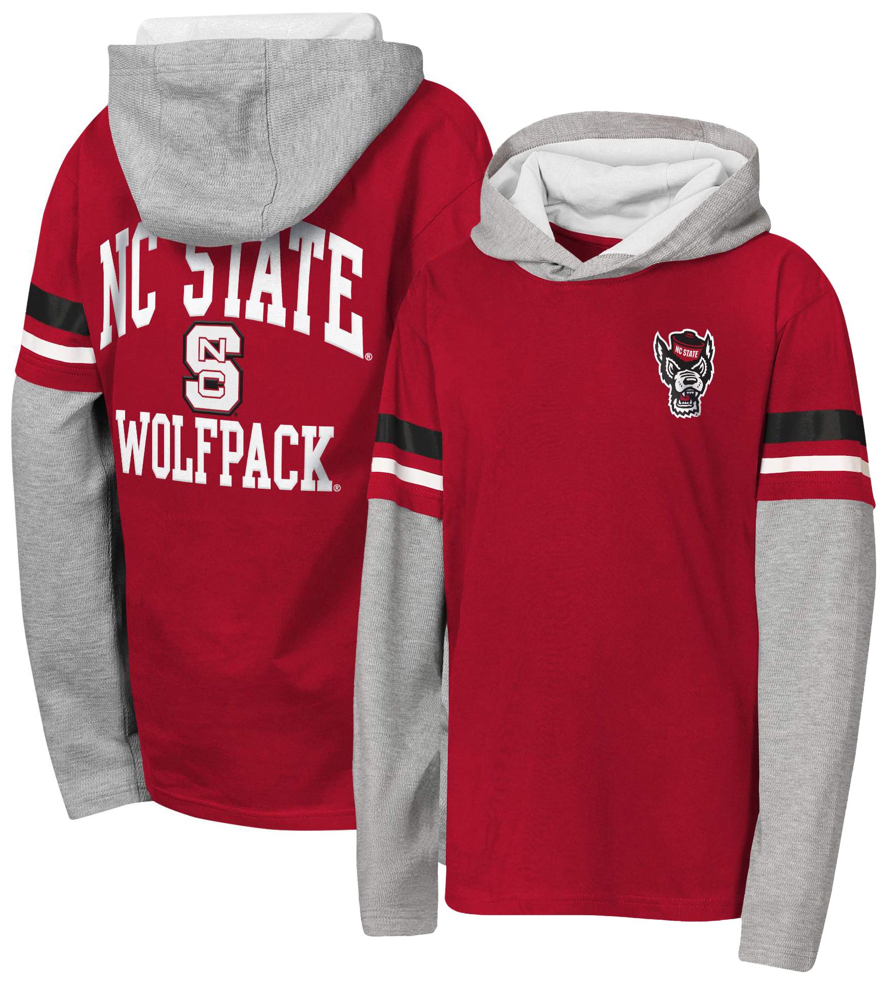 NCAA Youth NC State Wolfpack Red Fair Catch Hoodie