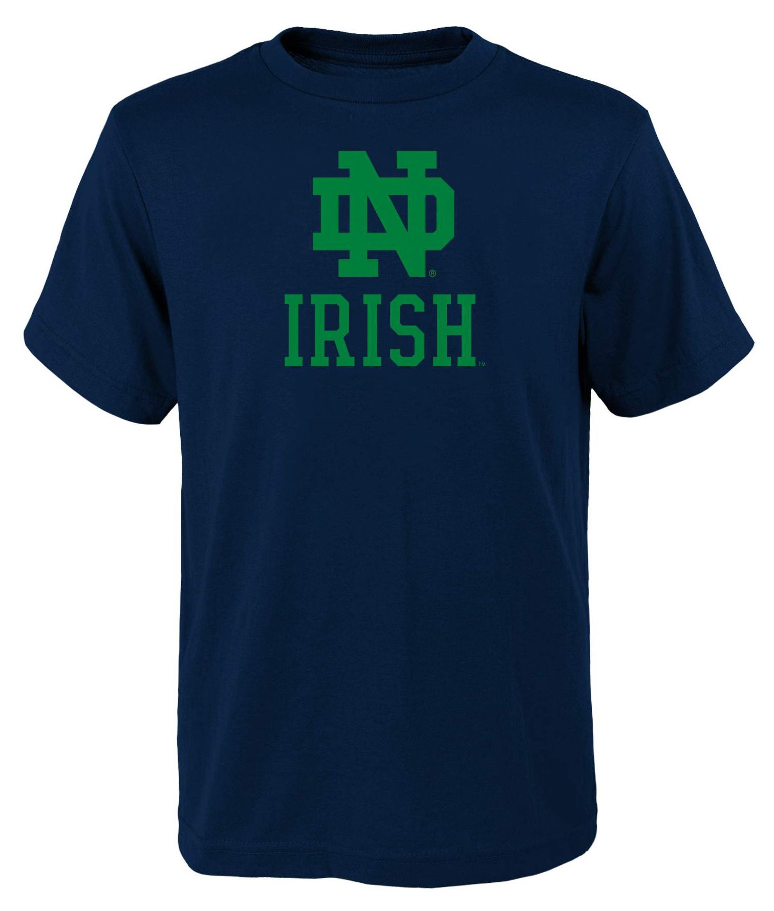 Outerstuff Youth Notre Dame Fighting Irish Navy Primary Logo T-Shirt