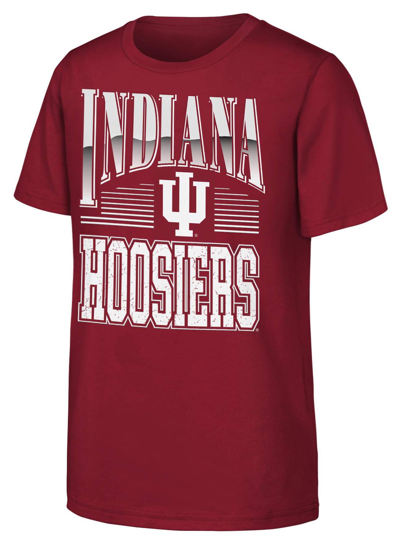 NCAA Youth Indiana Hoosiers Red Chrome Header T-Shirt