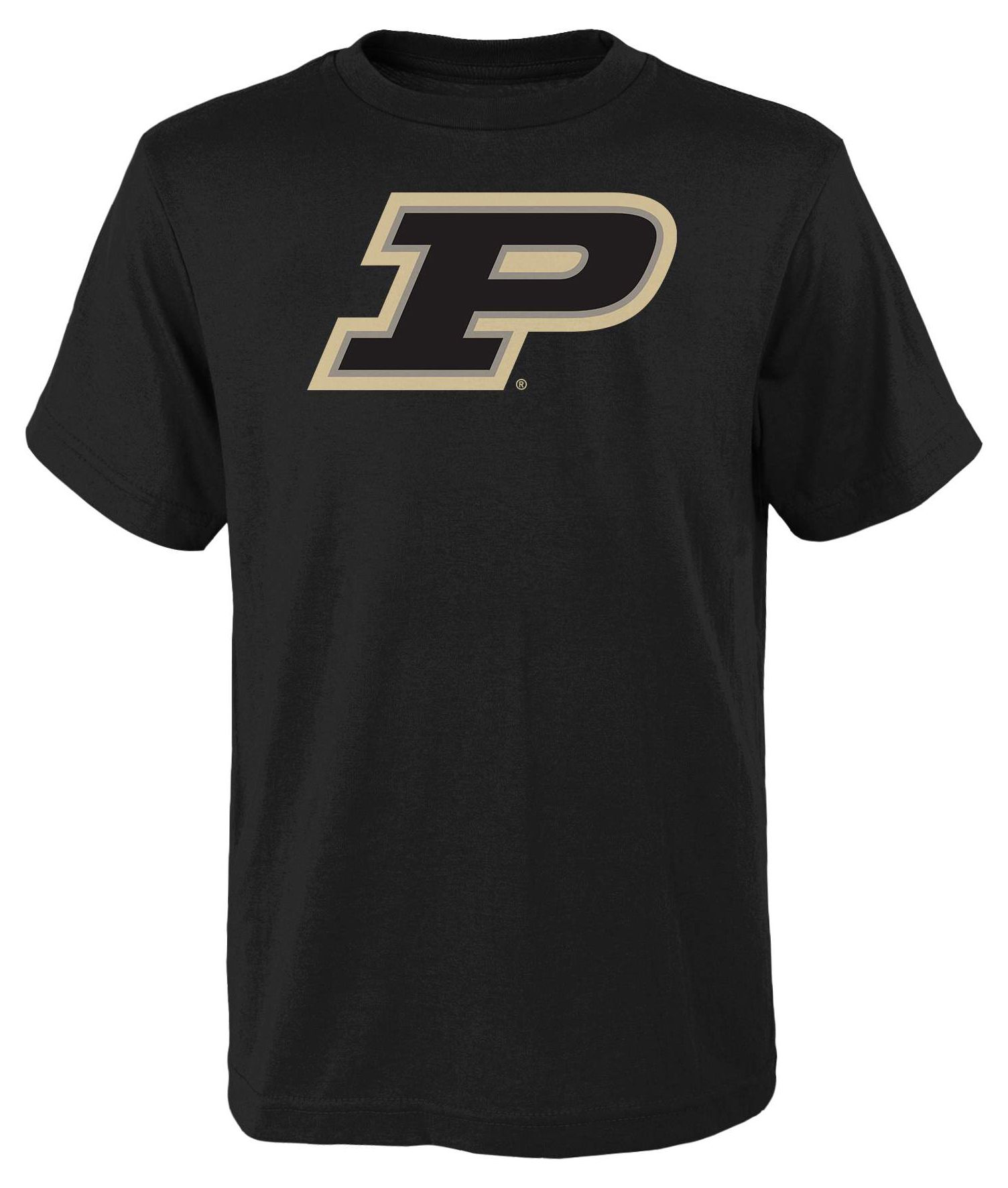 NCAA Youth Purdue Boilermakers Black Primary Logo T-Shirt