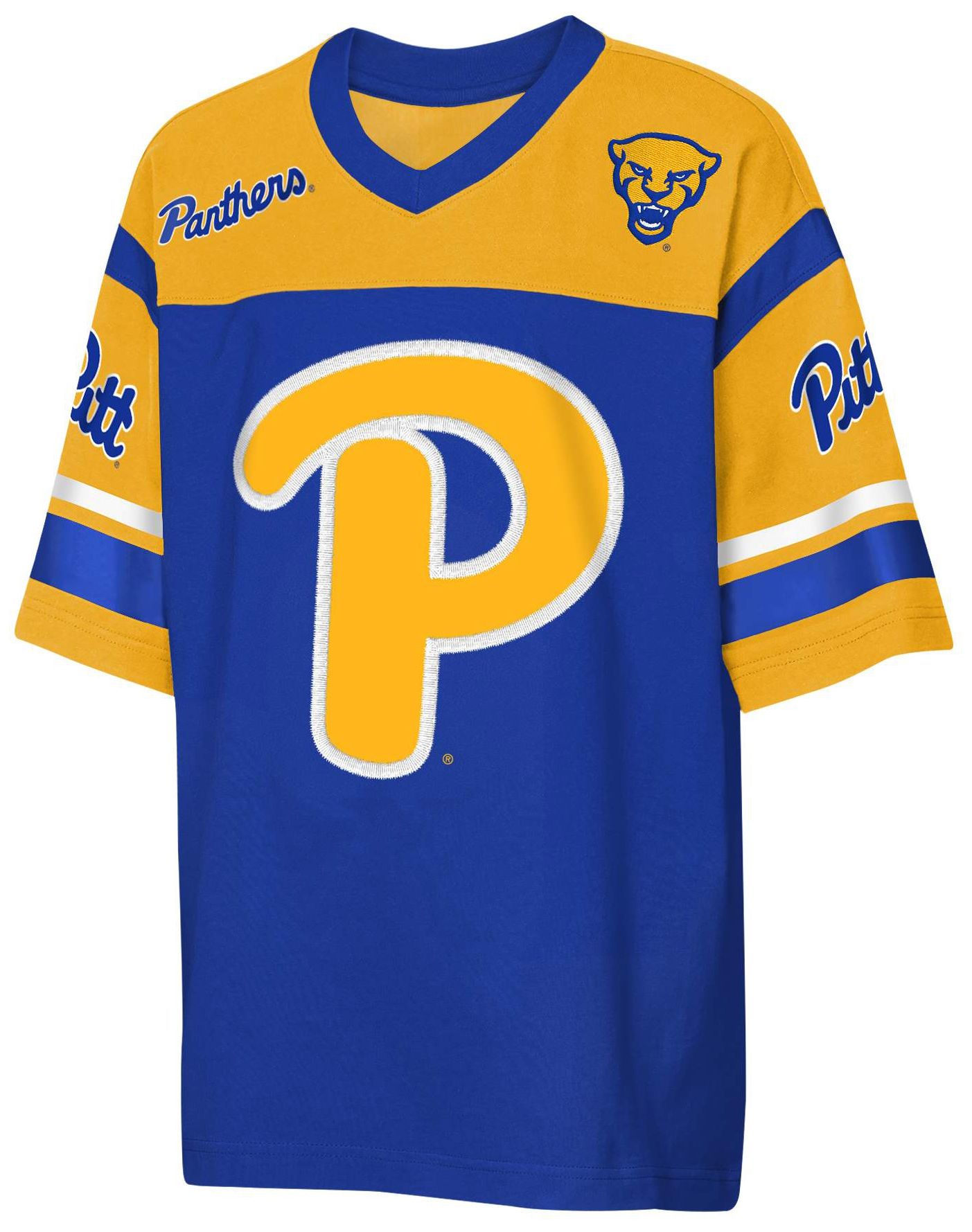 NCAA Little Kids' Pitt Panthers Royal Chop Block Jersey