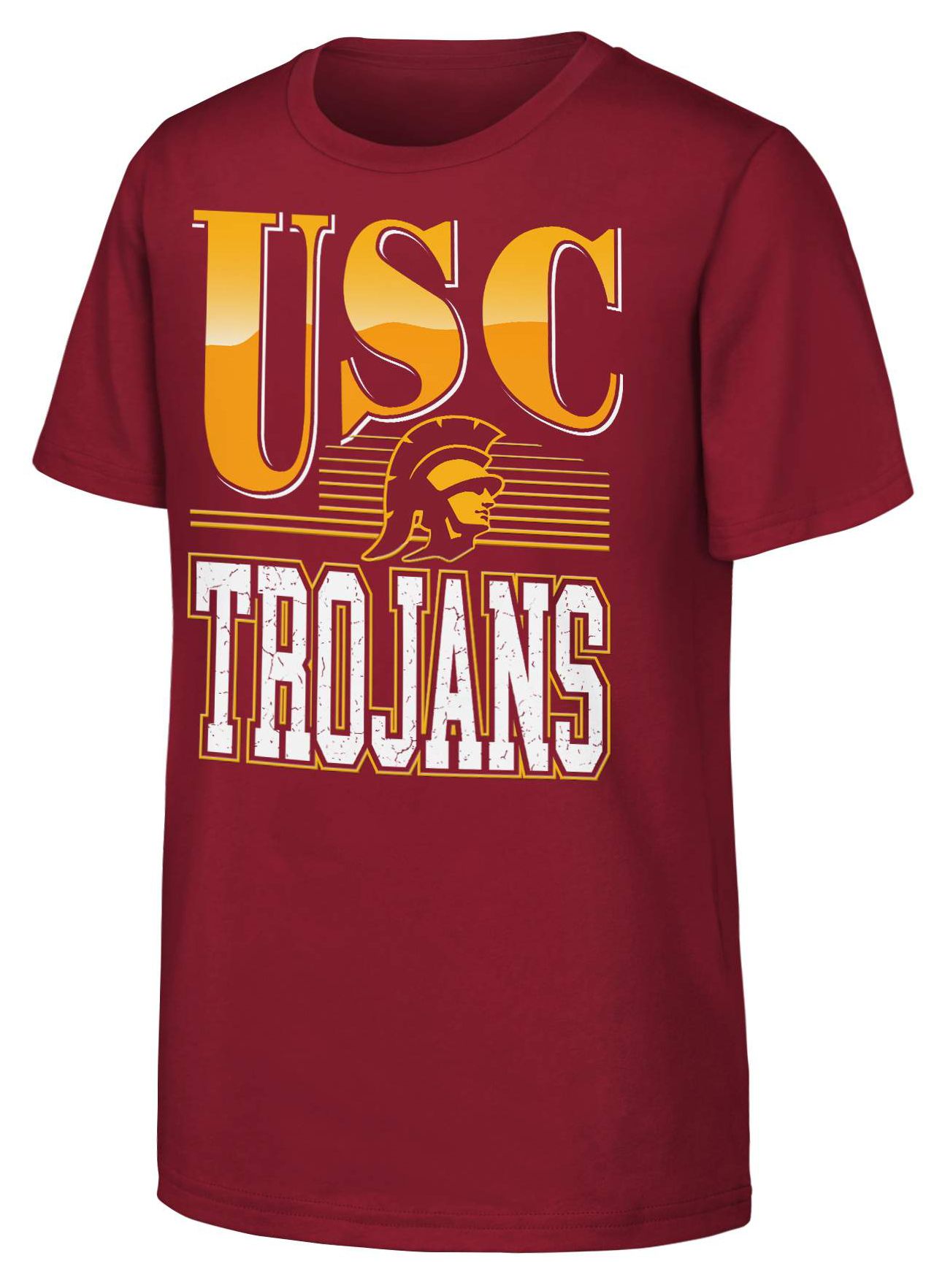 NCAA Youth USC Trojans Red Chrome Header T-Shirt