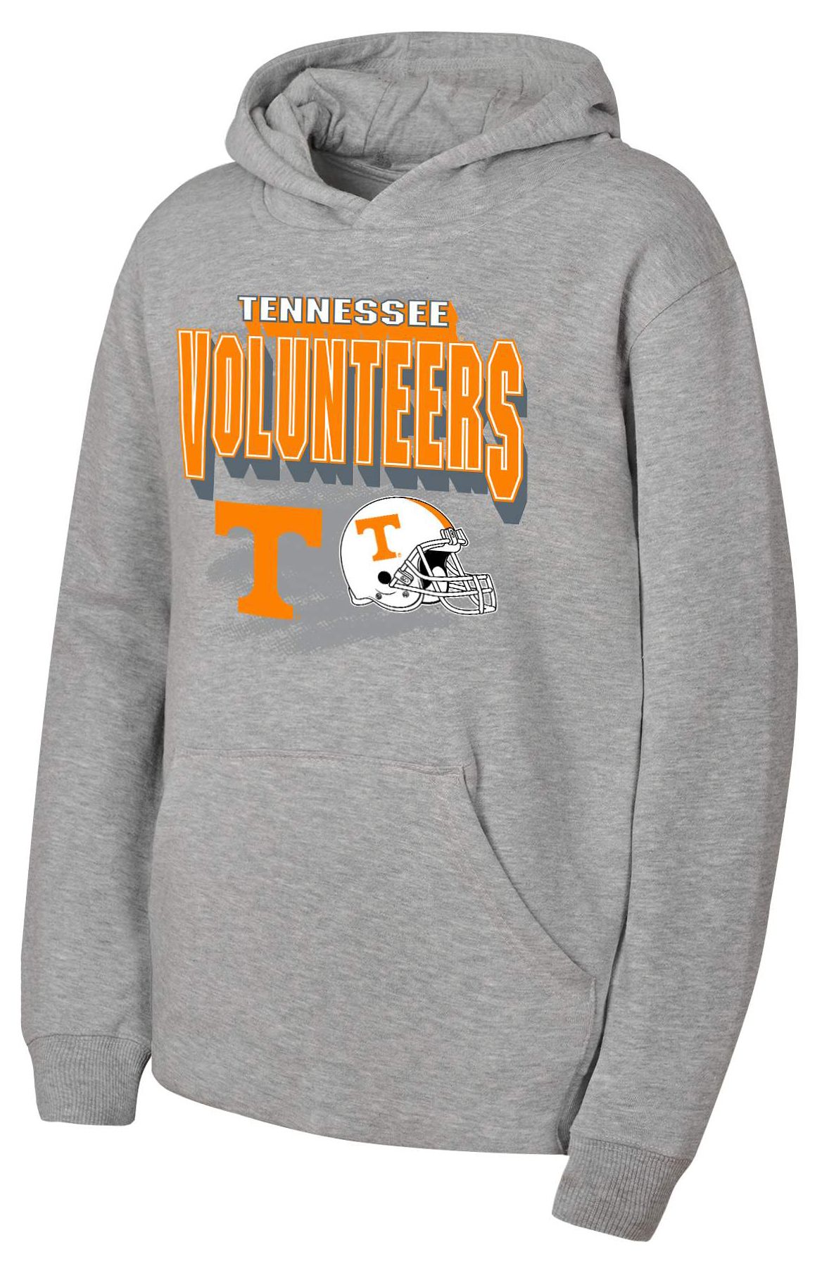 NCAA Youth Tennessee Volunteers Heather Gray Throwdown Crewneck Sweatshirt