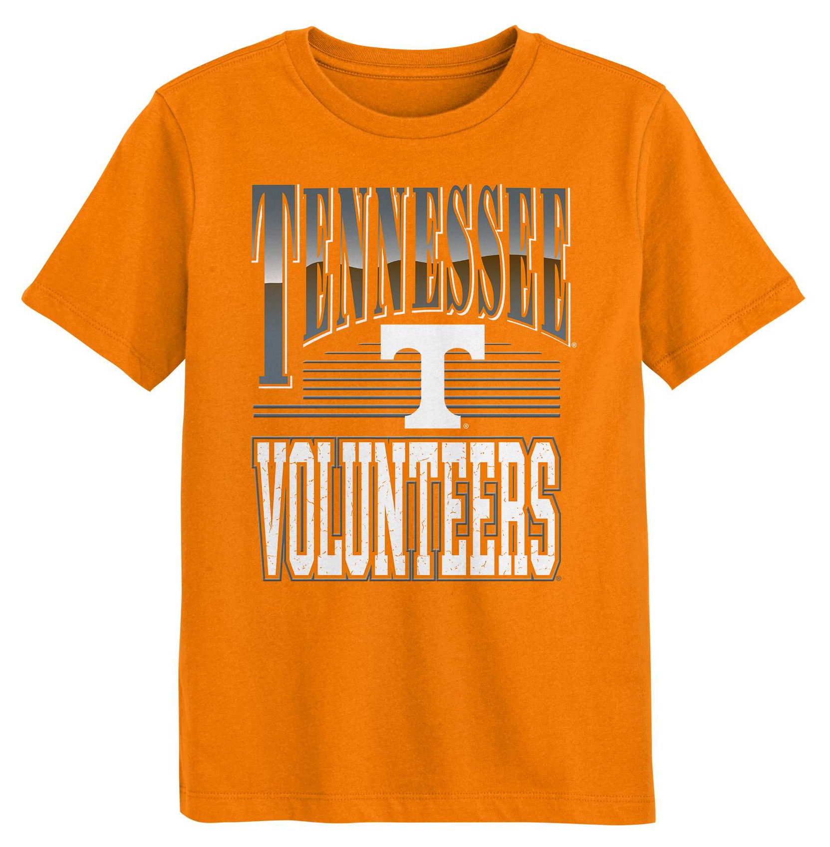 NCAA Youth Tennessee Volunteers Orange Chrome Header T-Shirt