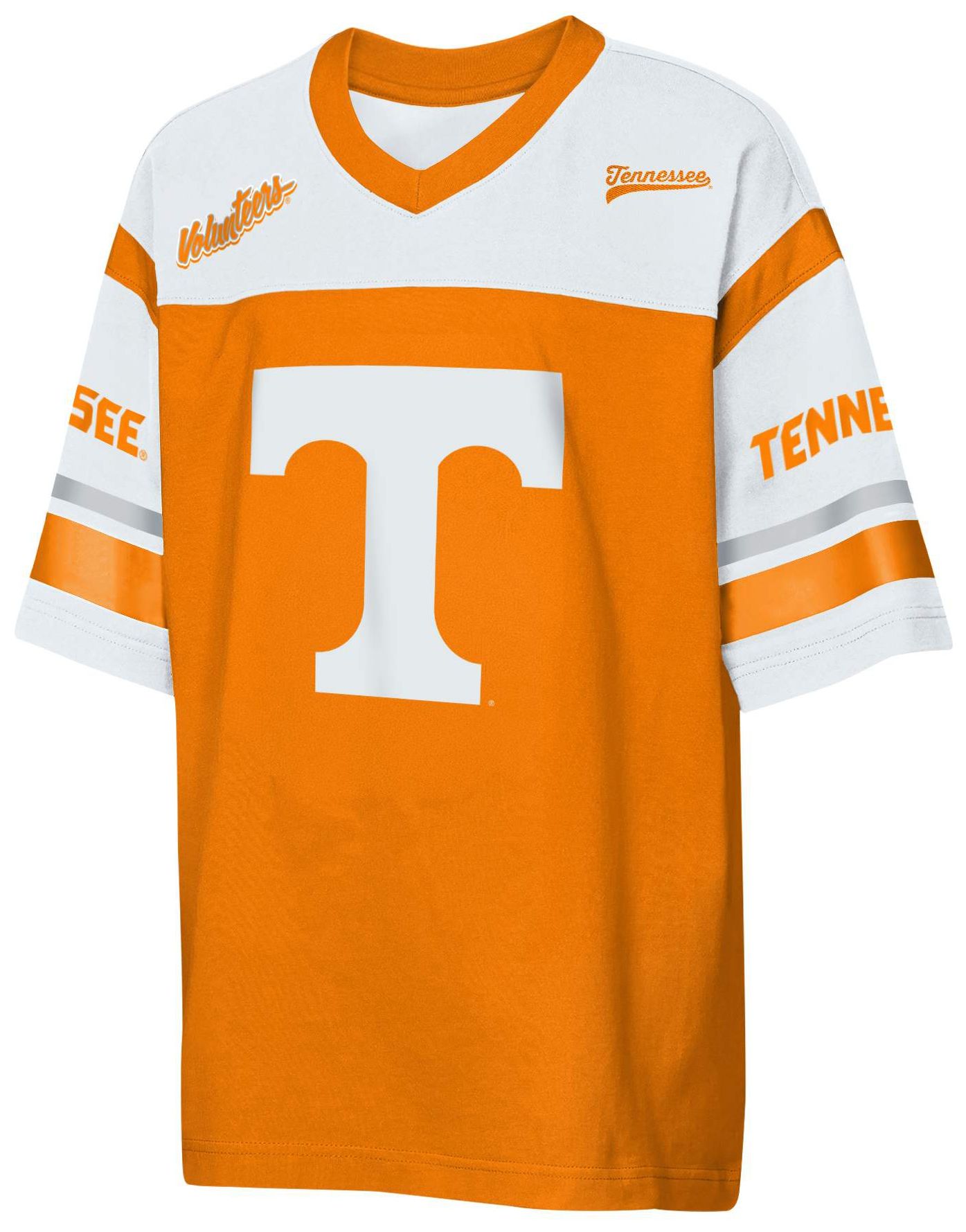 NCAA Tennesse Volunteers Youth Orange Chop Block Jersey