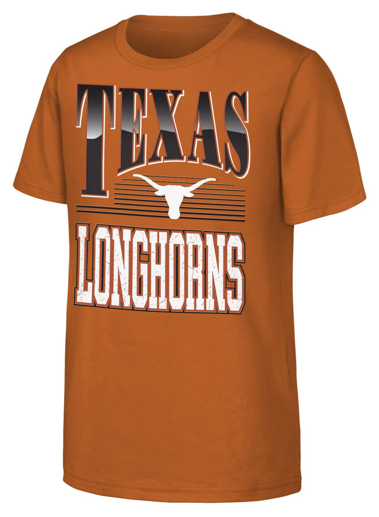 NCAA Youth Texas Longhorns Orange Chrome Header T-Shirt
