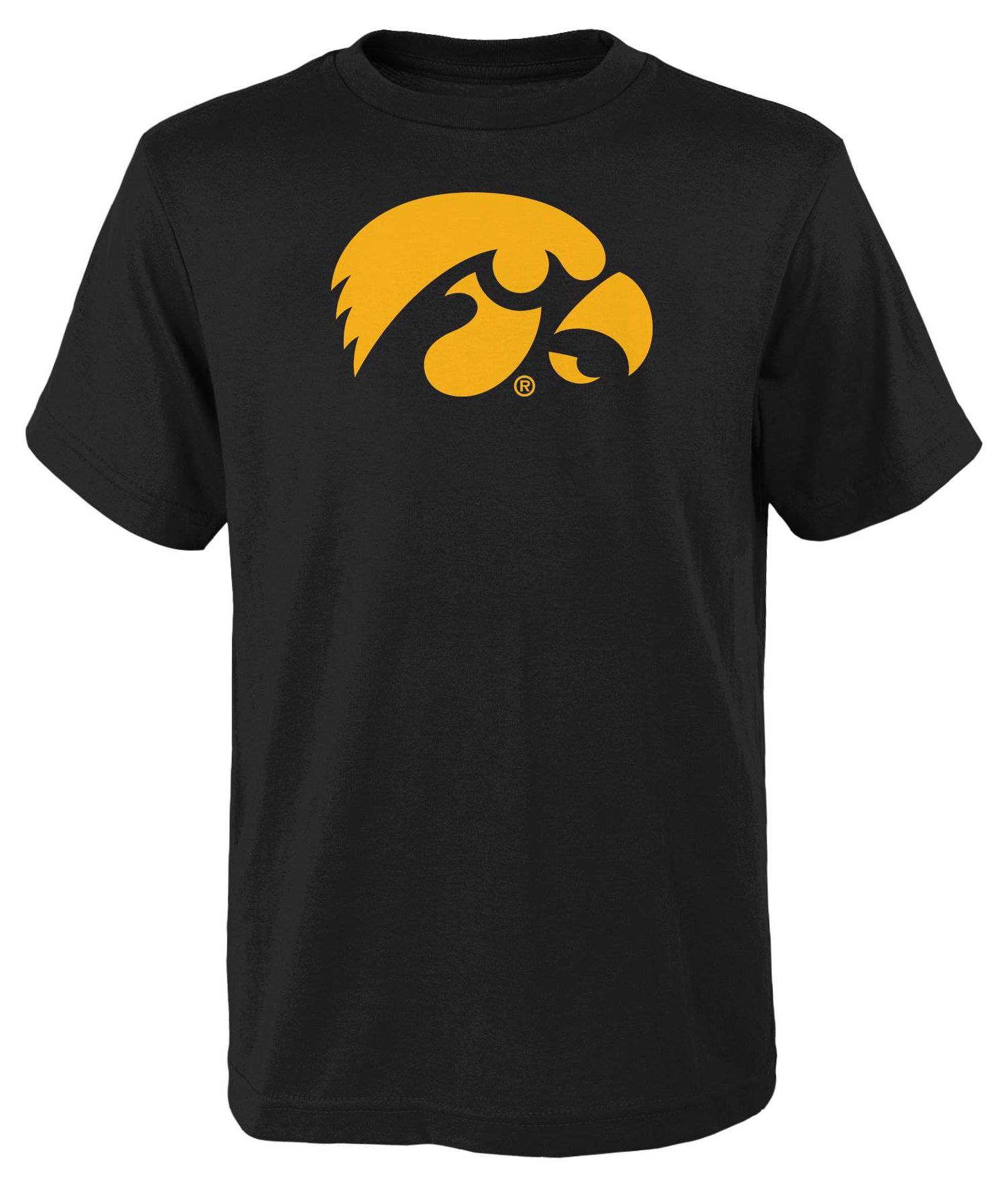 Outerstuff Youth Iowa Hawkeyes Black Primary Logo T-Shirt