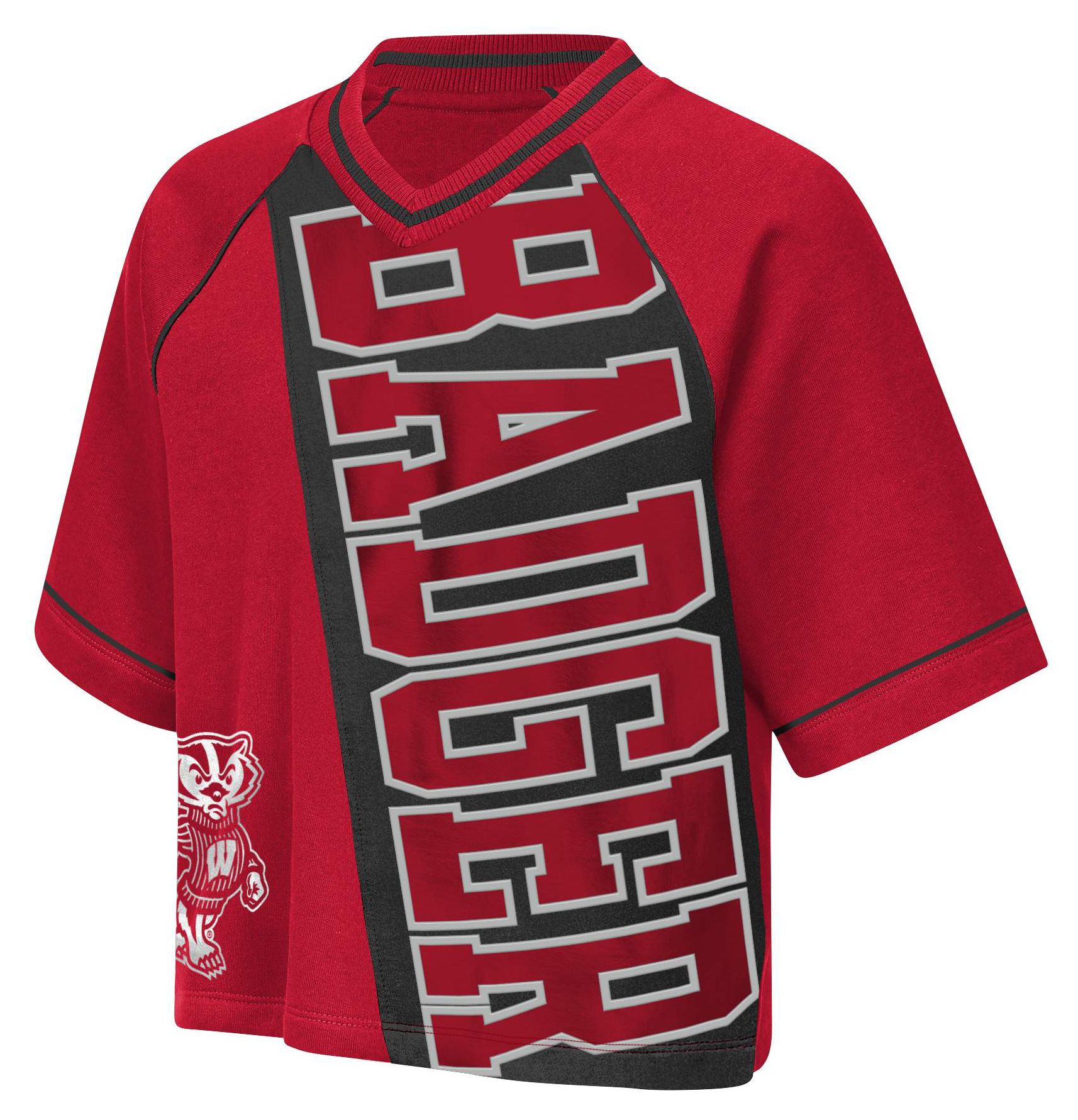 NCAA Youth Wisconsin Badgers Red Corner Back T-Shirt