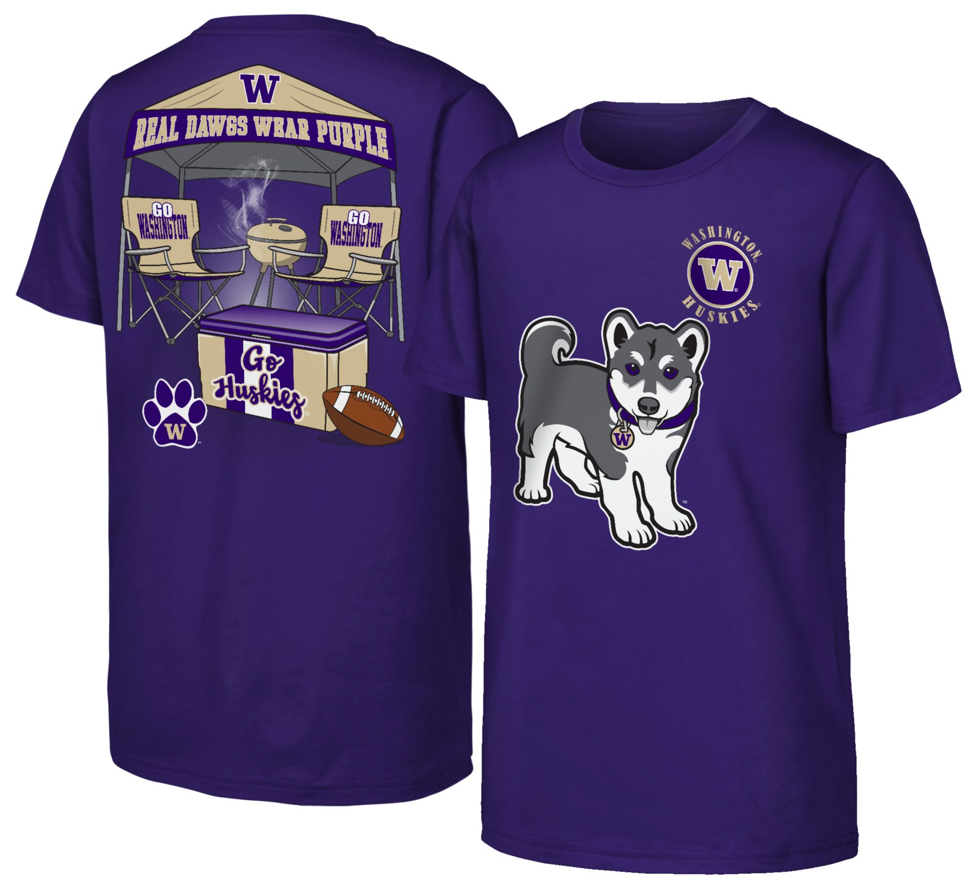 Outerstuff Youth Washington Huskies Purple Tailgaiter T-Shirt