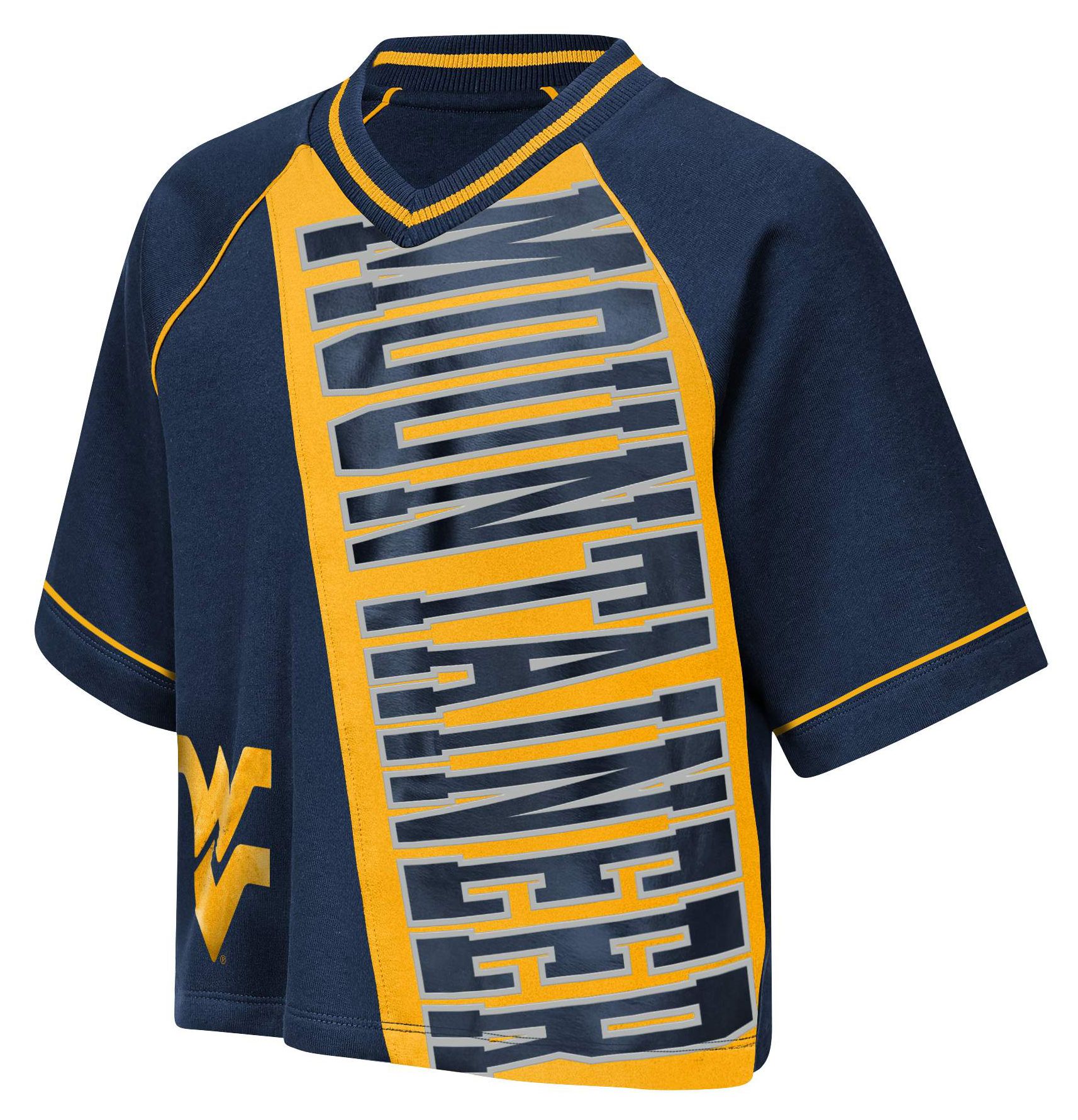 NCAA Youth West Virginia Mountaineers Navy Corner Back T-Shirt