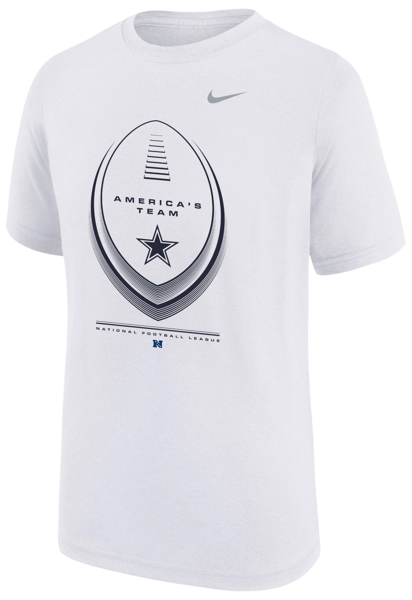 Nike Youth Dallas Cowboys White Legend Icon T-Shirt