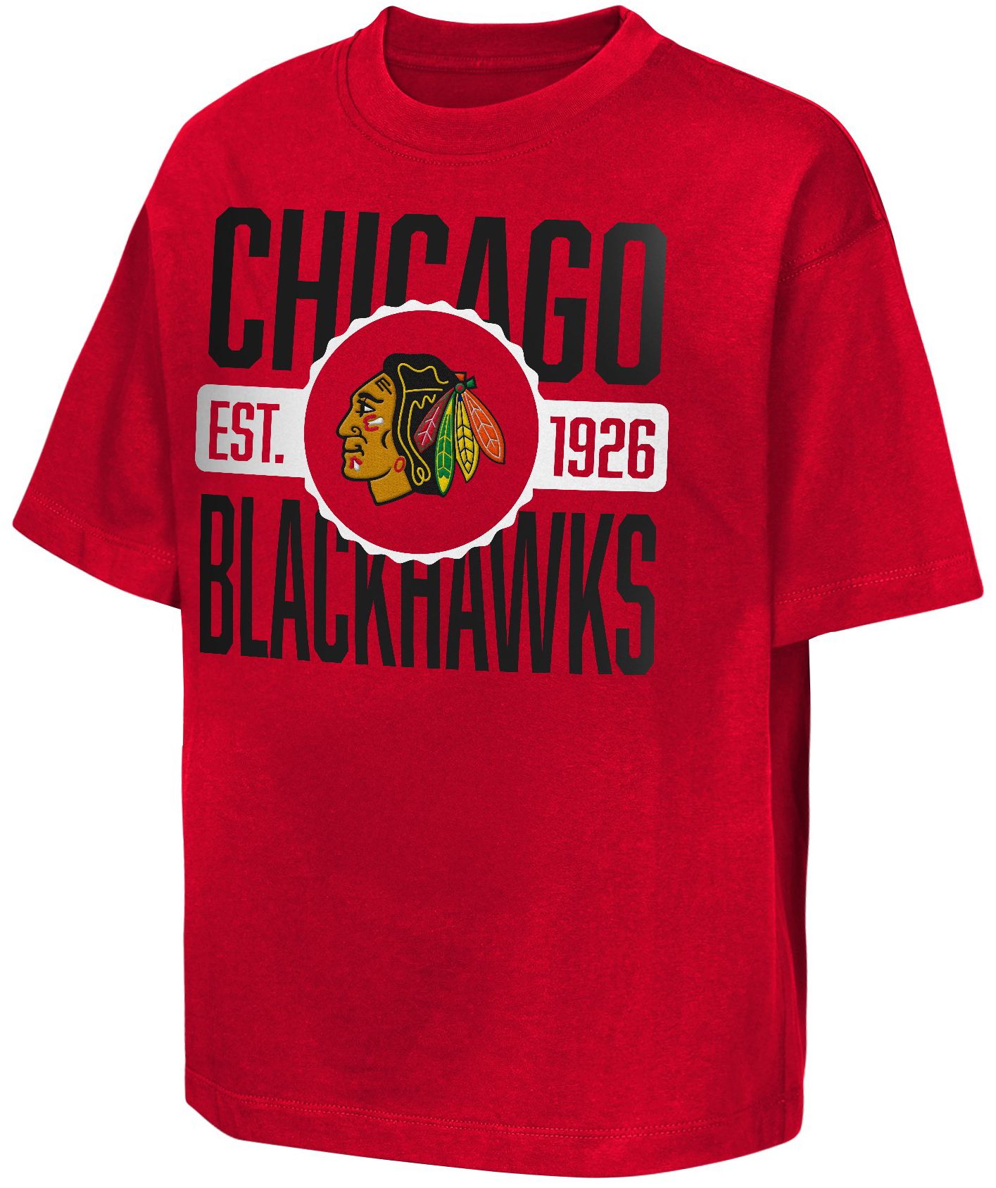NHL Youth Chicago Blackhawks Red Shot Speed T-Shirt