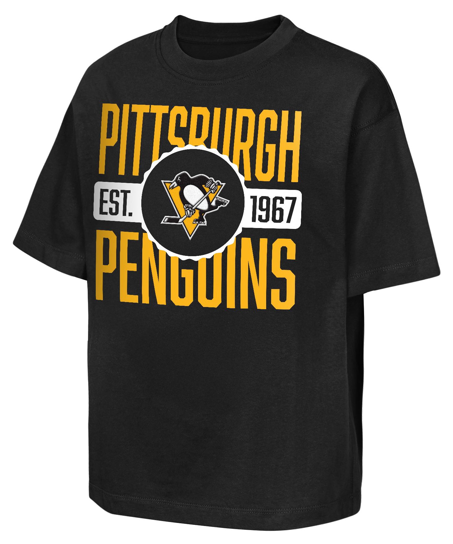 NHL Youth Pittsburgh Penguins Black Shot Speed T-Shirt