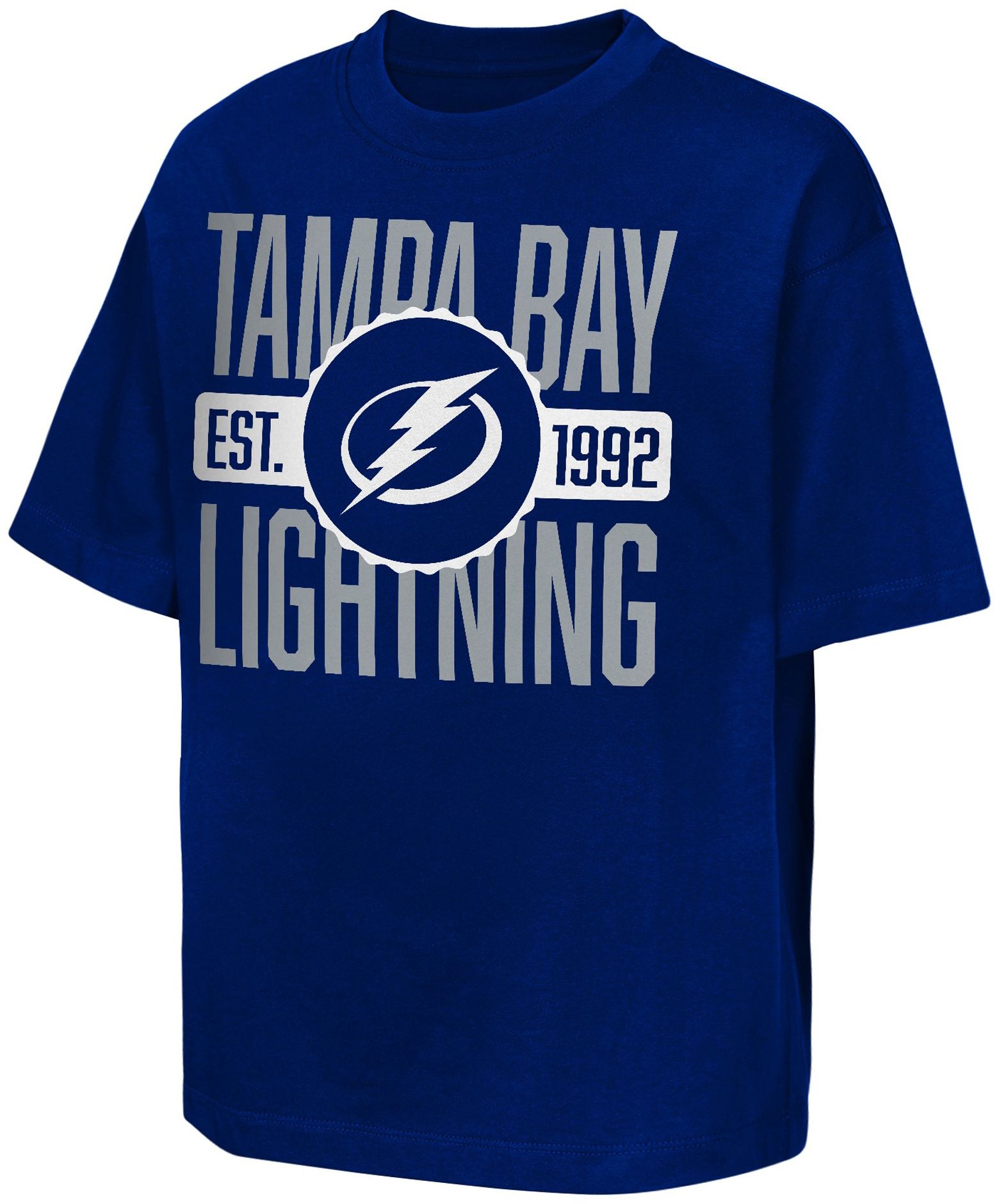 NHL Youth Tampa Bay Lightning Navy Shot Speed T-Shirt