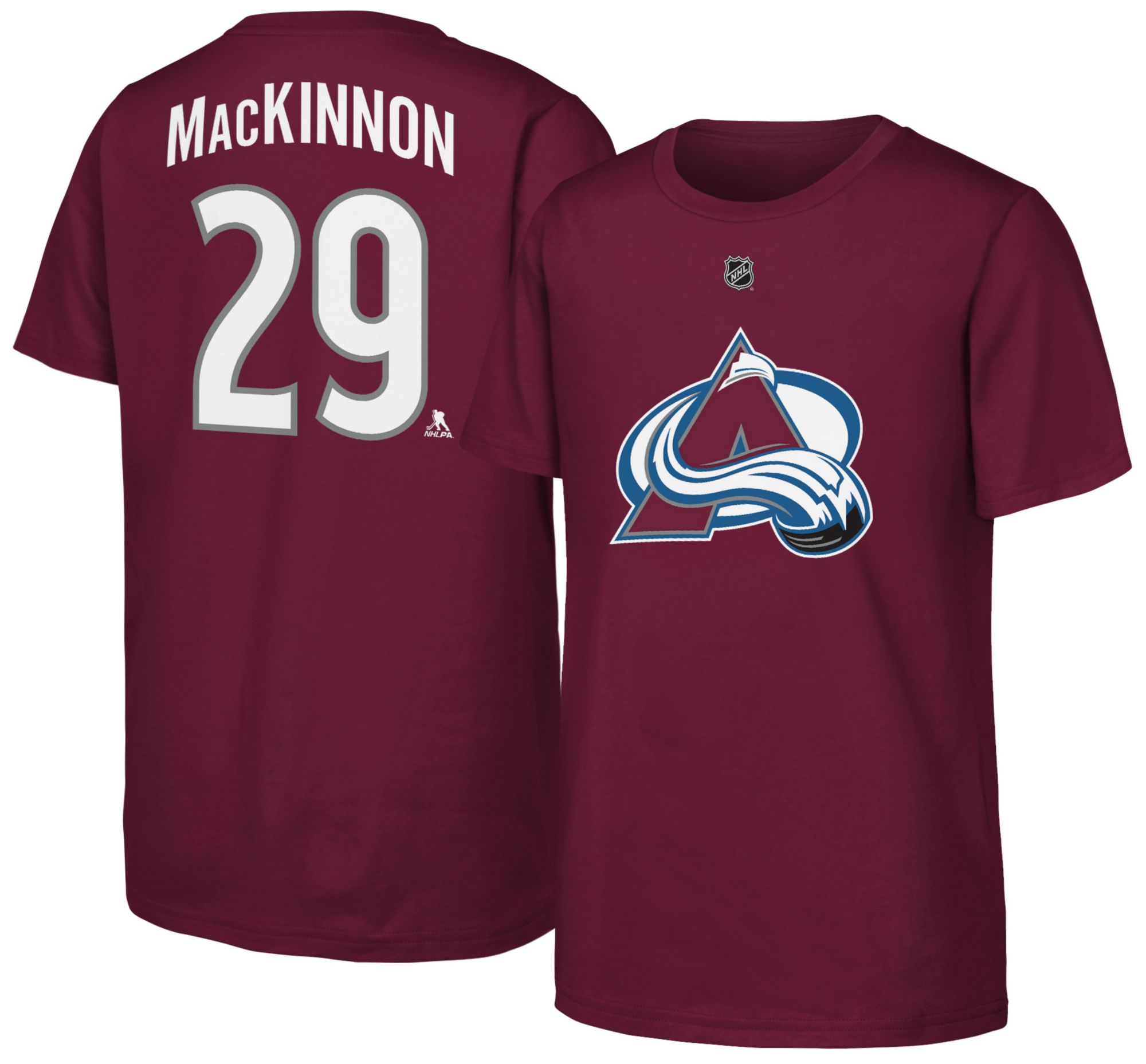NHL Youth Colorado Avalanche Nathan MacKinnon #29 Team Red T-Shirt