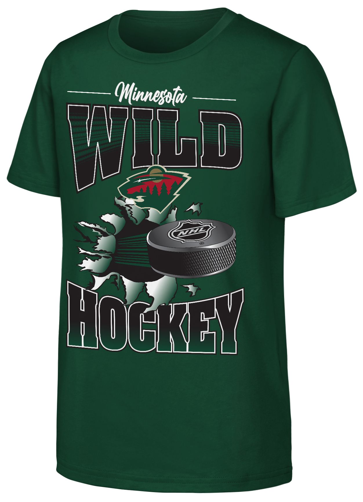 NHL Youth Minnesota Wild Fir Breakout 2.0 T-Shirt