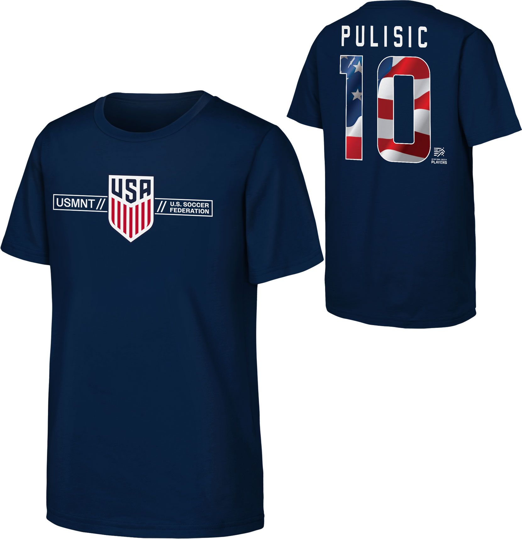 Outerstuff Youth USMNT Navy Christian Pulisic #10 T-Shirt