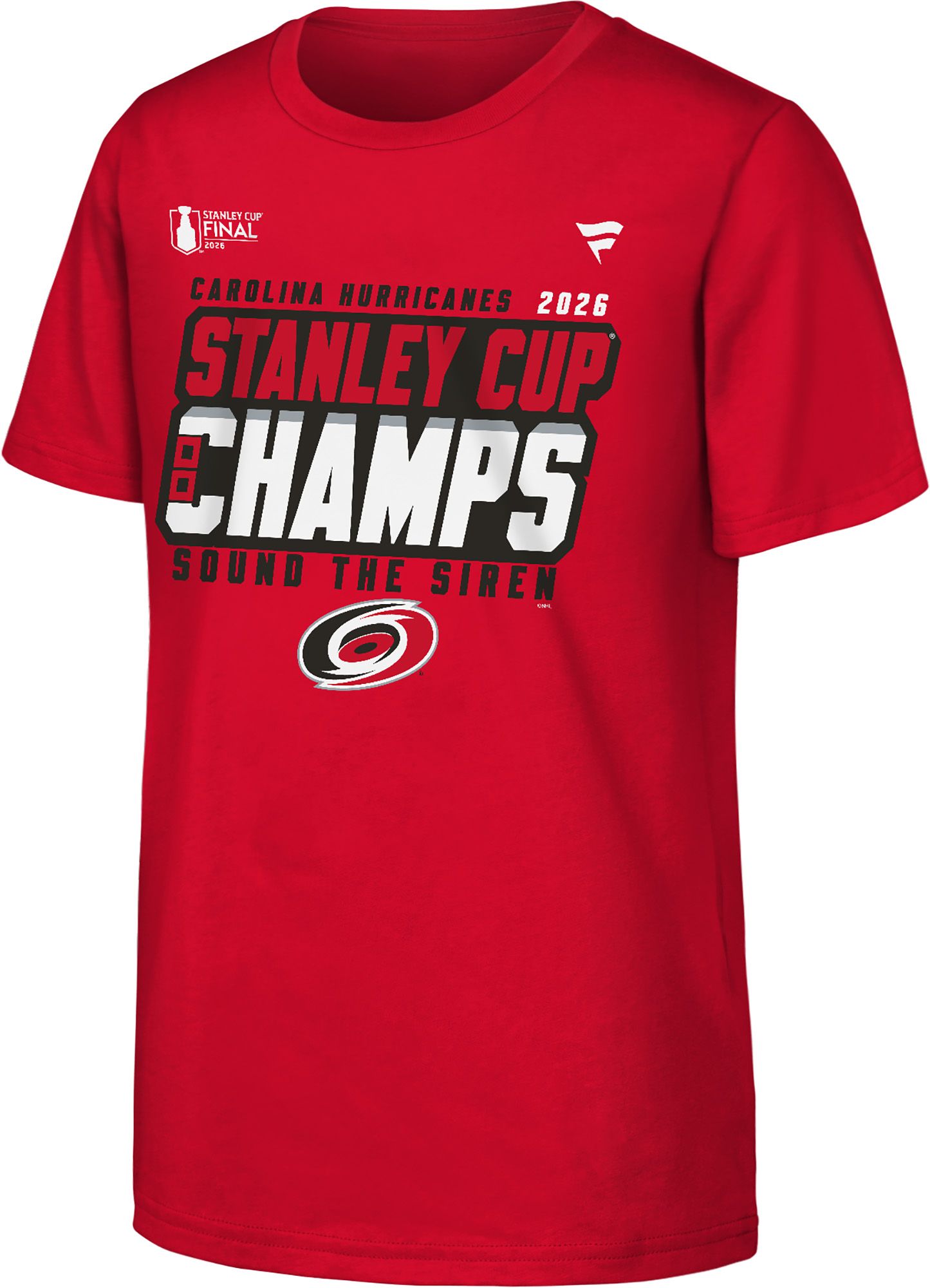 NHL Youth Carolina Hurricanes 2026 Stanley Cup Champions Hometown T-Shirt