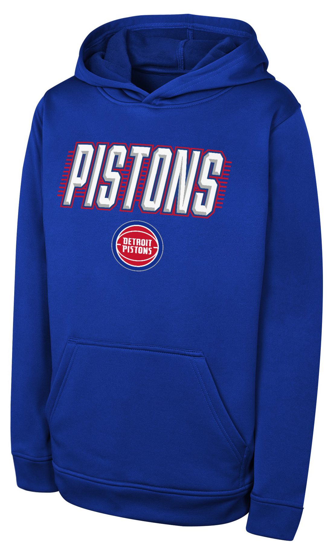 NBA Team Apparel Youth Detroit Pistons BF Hoodie
