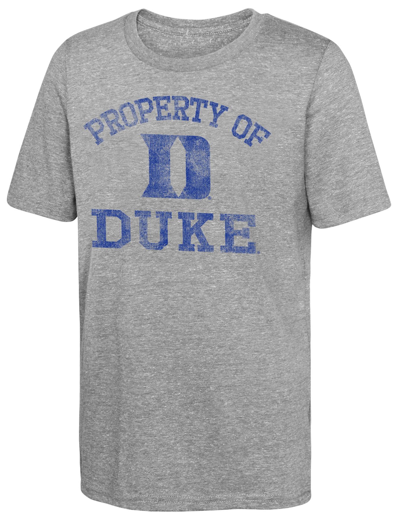 Outerstuff Youth Duke Blue Devils Heather Grey Property Of T-Shirt