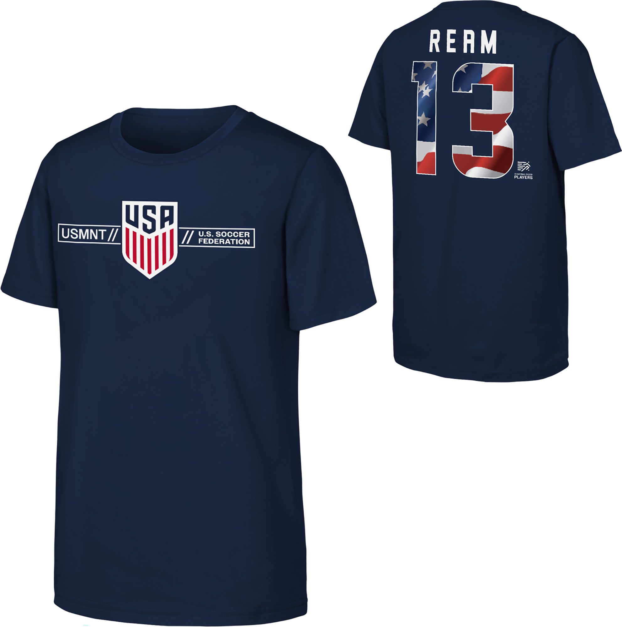 Outerstuff Youth USMNT Navy 2026 Tim Ream #13 T-Shirt