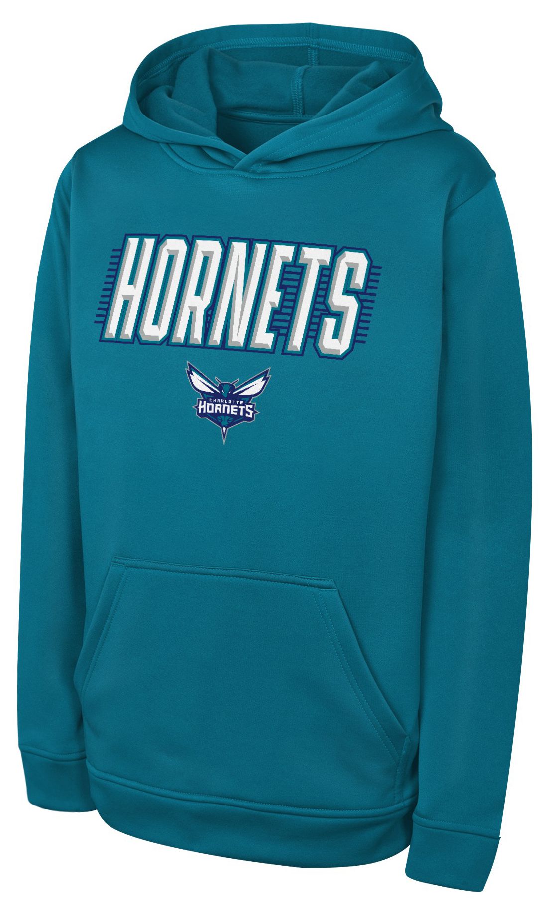 Youth Outerstuff Teal Charlotte Hornets Sack Party Performance Hoodie