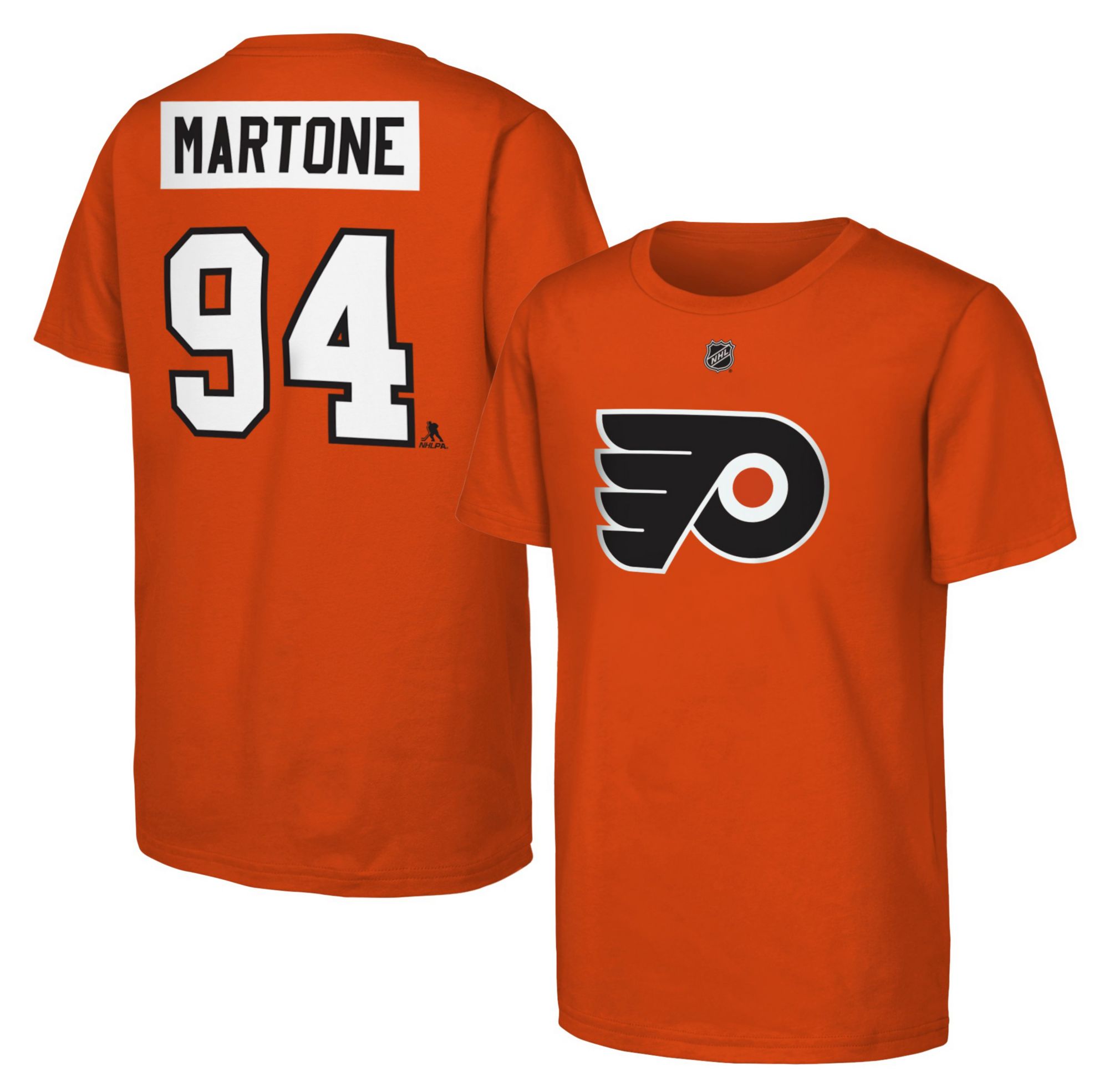 Outerstuff Youth Philadelphia Flyers Orange Porter Martone #94 T-Shirt