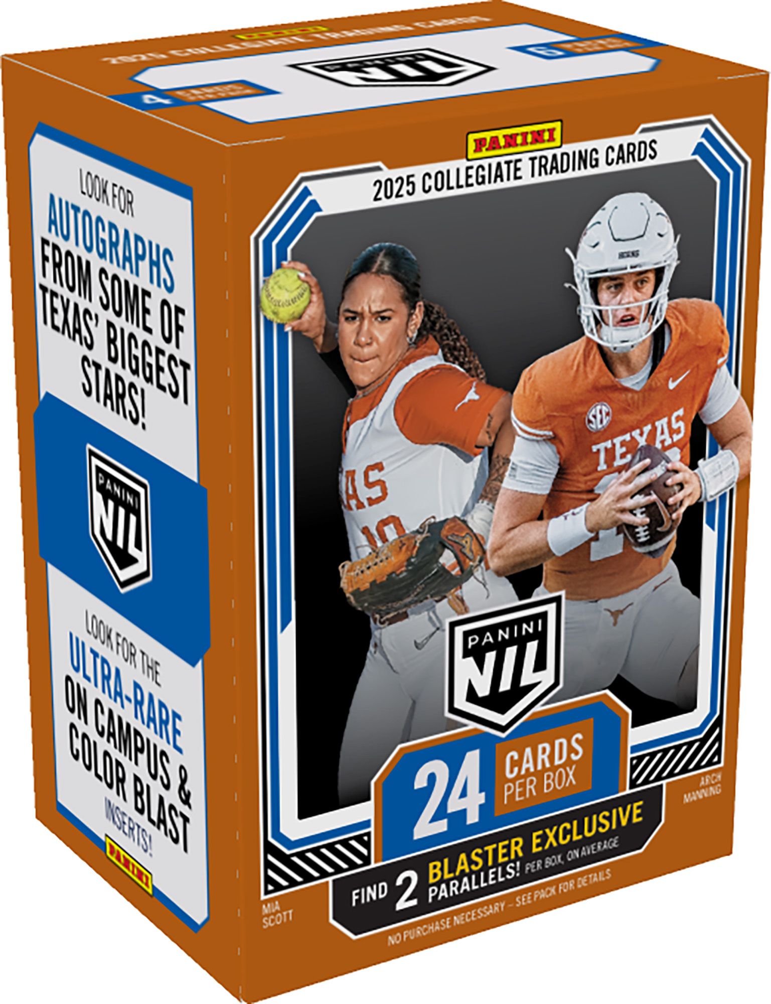 2025 Panini University of Texas NIL Blaster Box