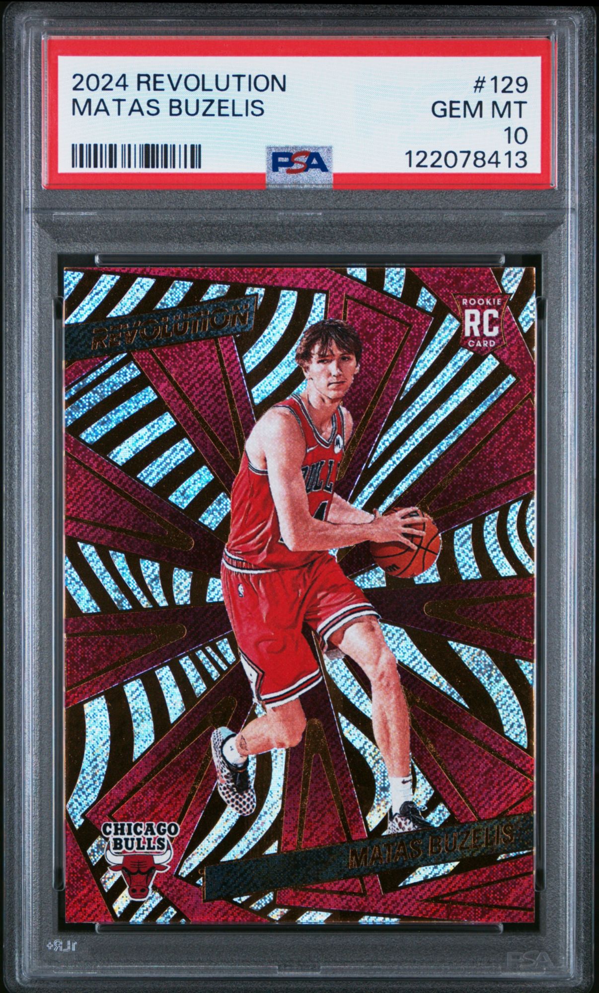 2024 Panini Revolution 129 Matas Buzelis PSA 10