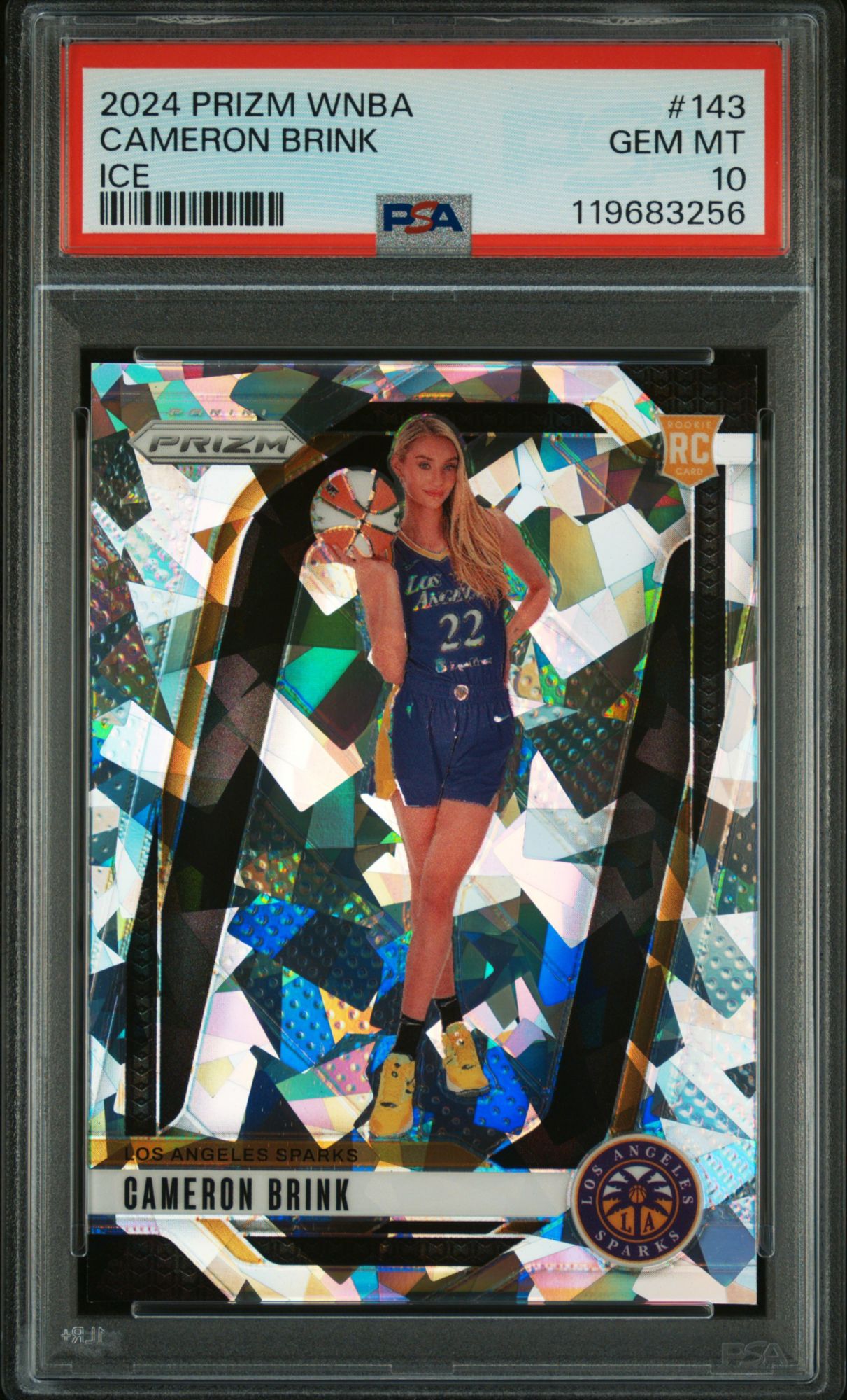 2024 Panini Prizm WNBA 143 Cameron Brink Ice PSA 10