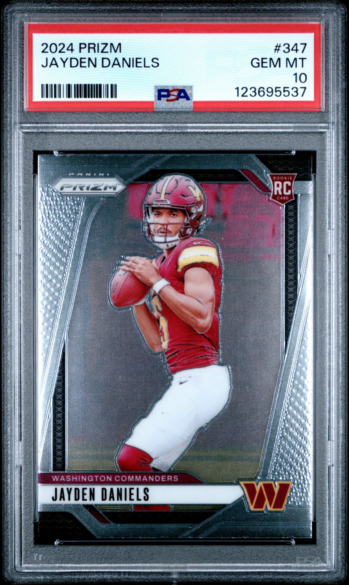 2024 Panini Prizm 347 Jayden Daniels PSA 10