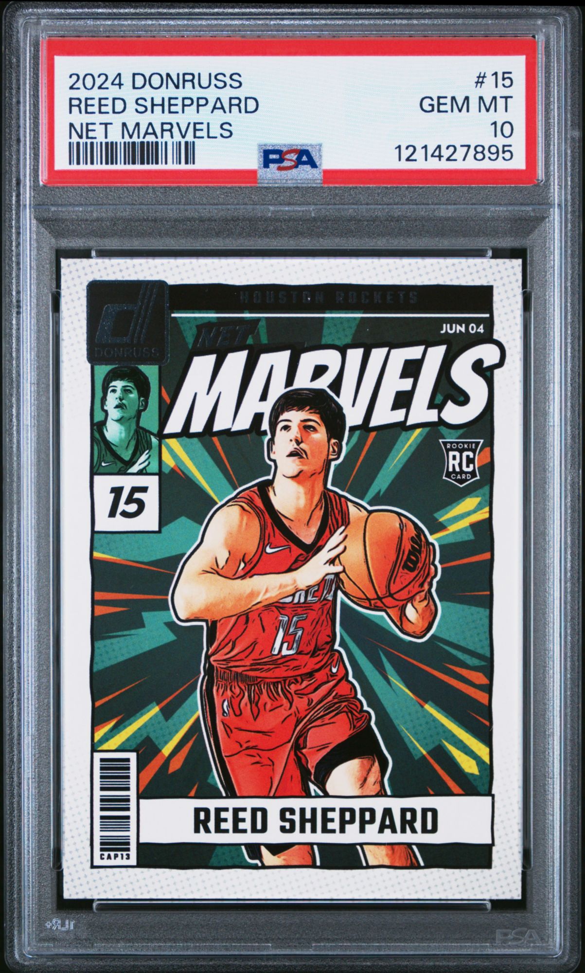 2024 Panini Donruss Net Marvels 15 Reed Sheppard PSA 10
