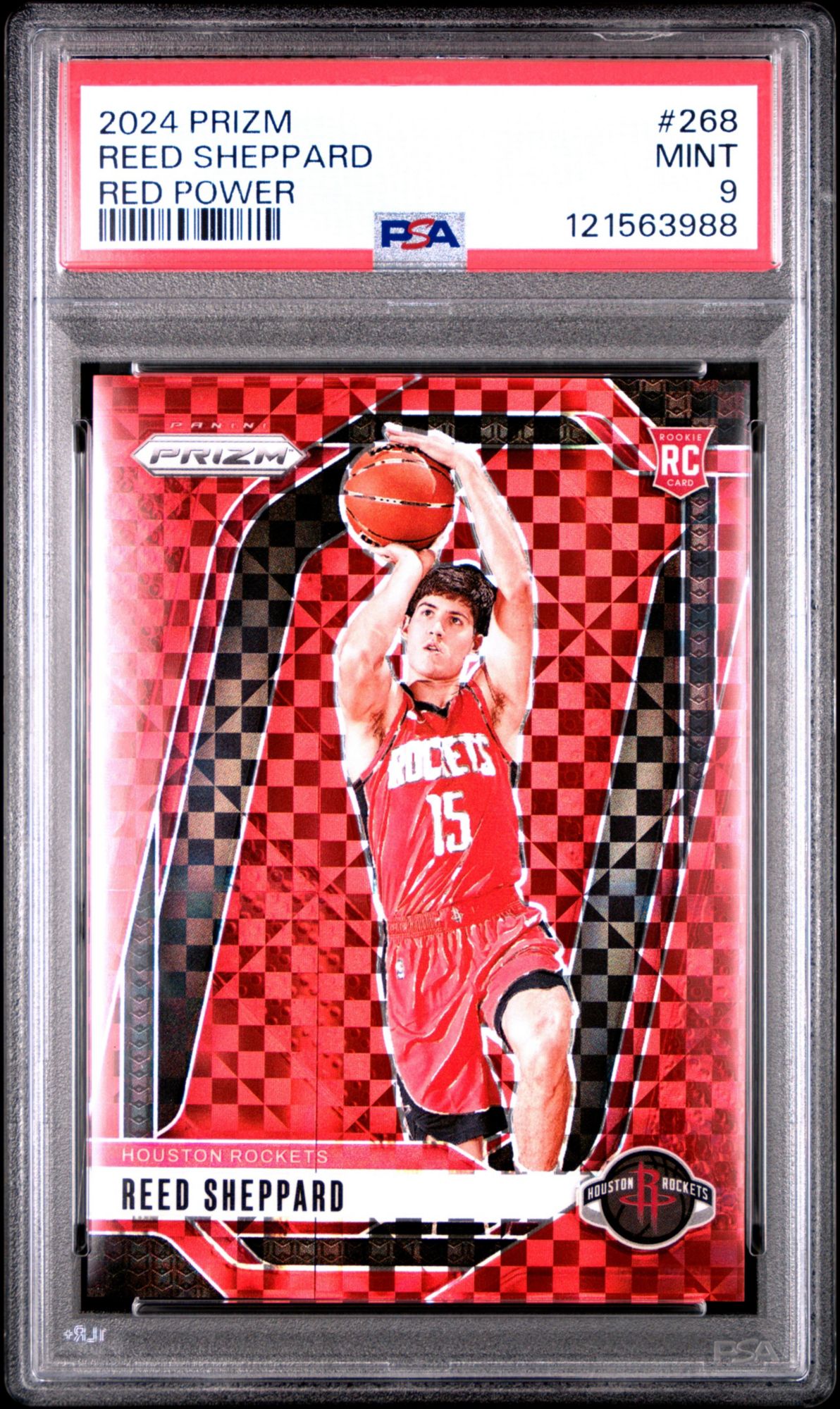 2024 Panini Prizm 268 Reed Sheppard Red Power PSA 9