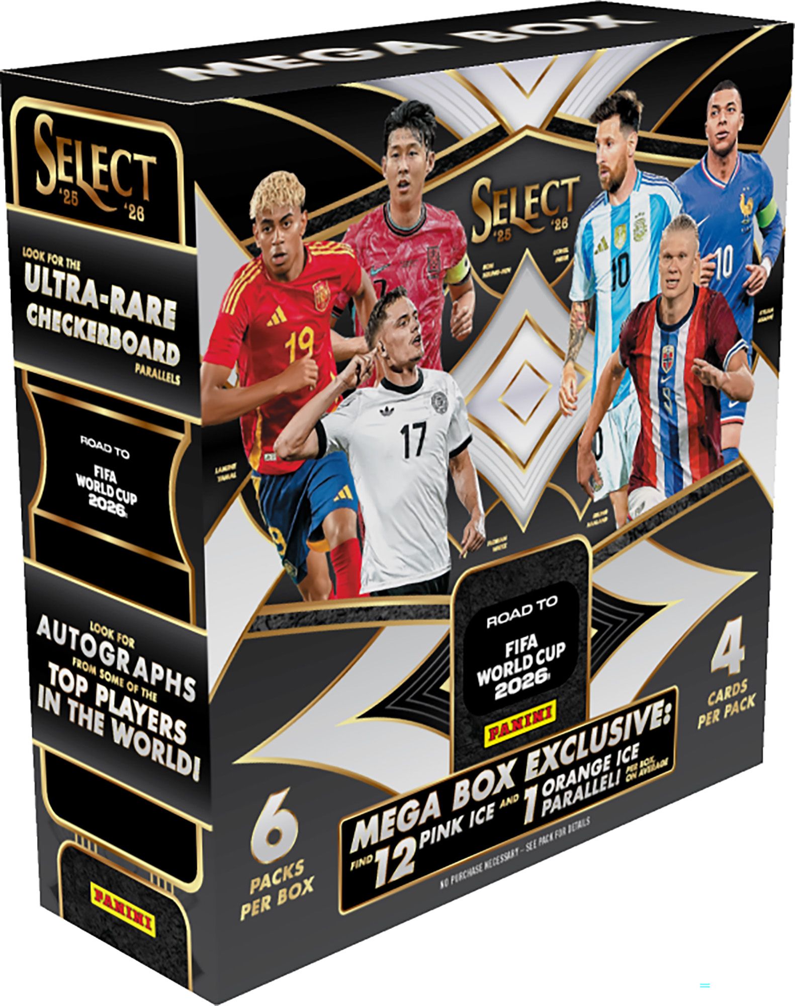 2026 Panini SELECT Road to FIFA World Cup Mega Box