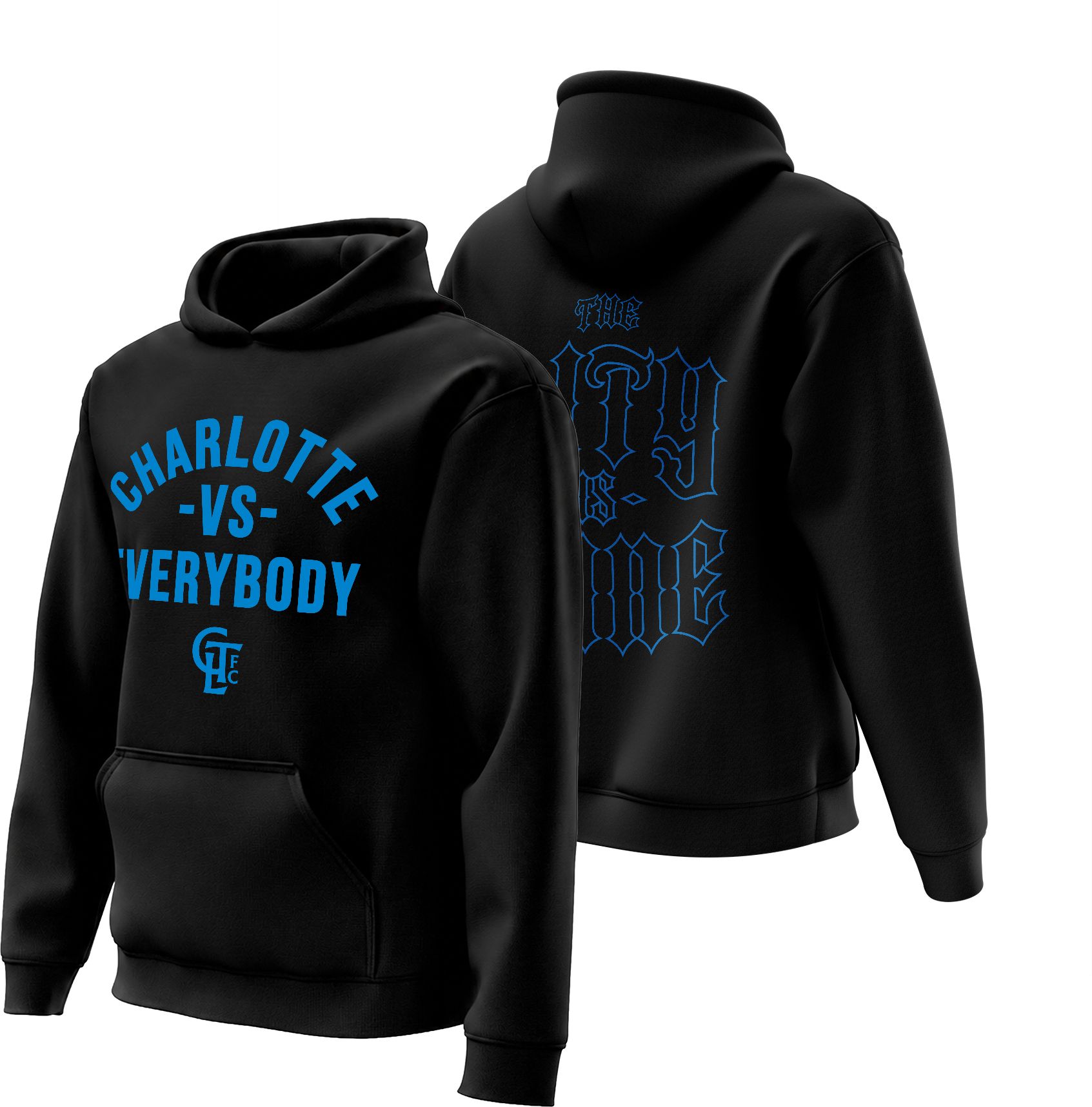 MLS x Paper Planes x Vs Everybody Charlotte FC City Is Mine Hoodie