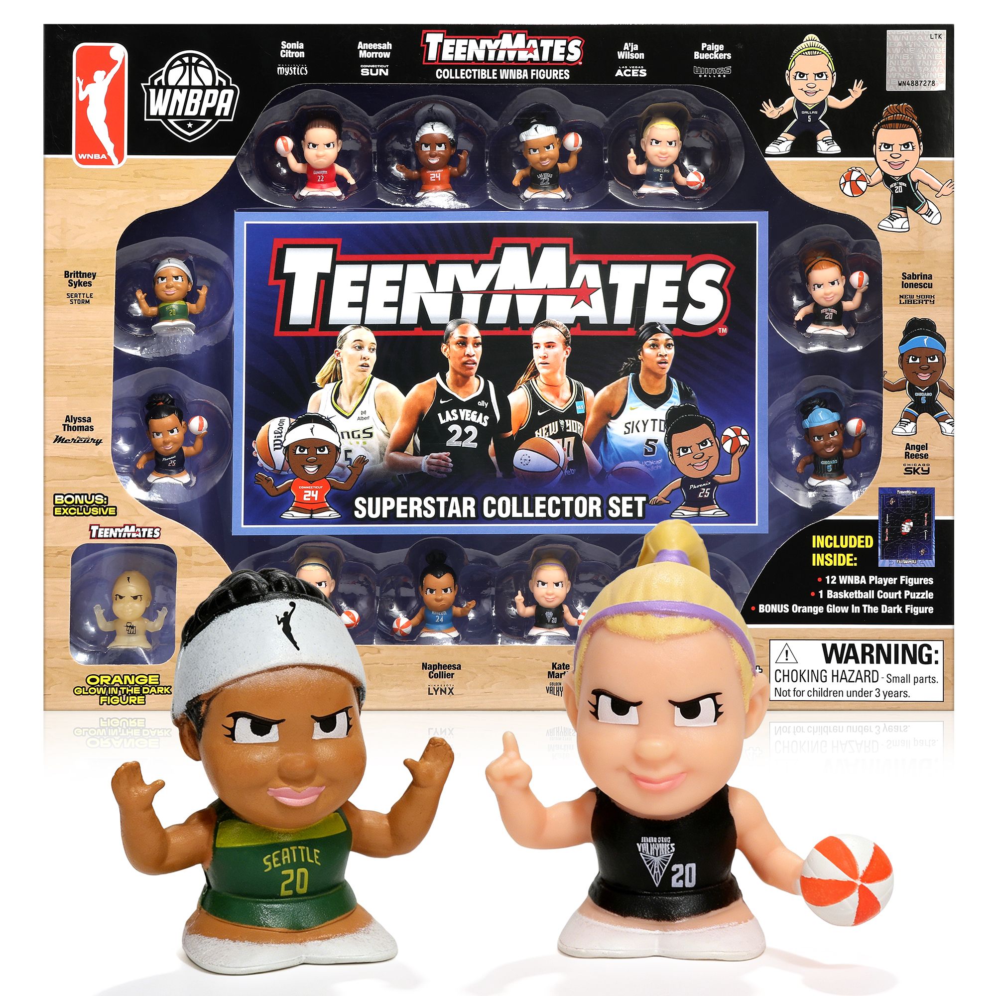 Party Animal WNBA TeenyMates Gift Set