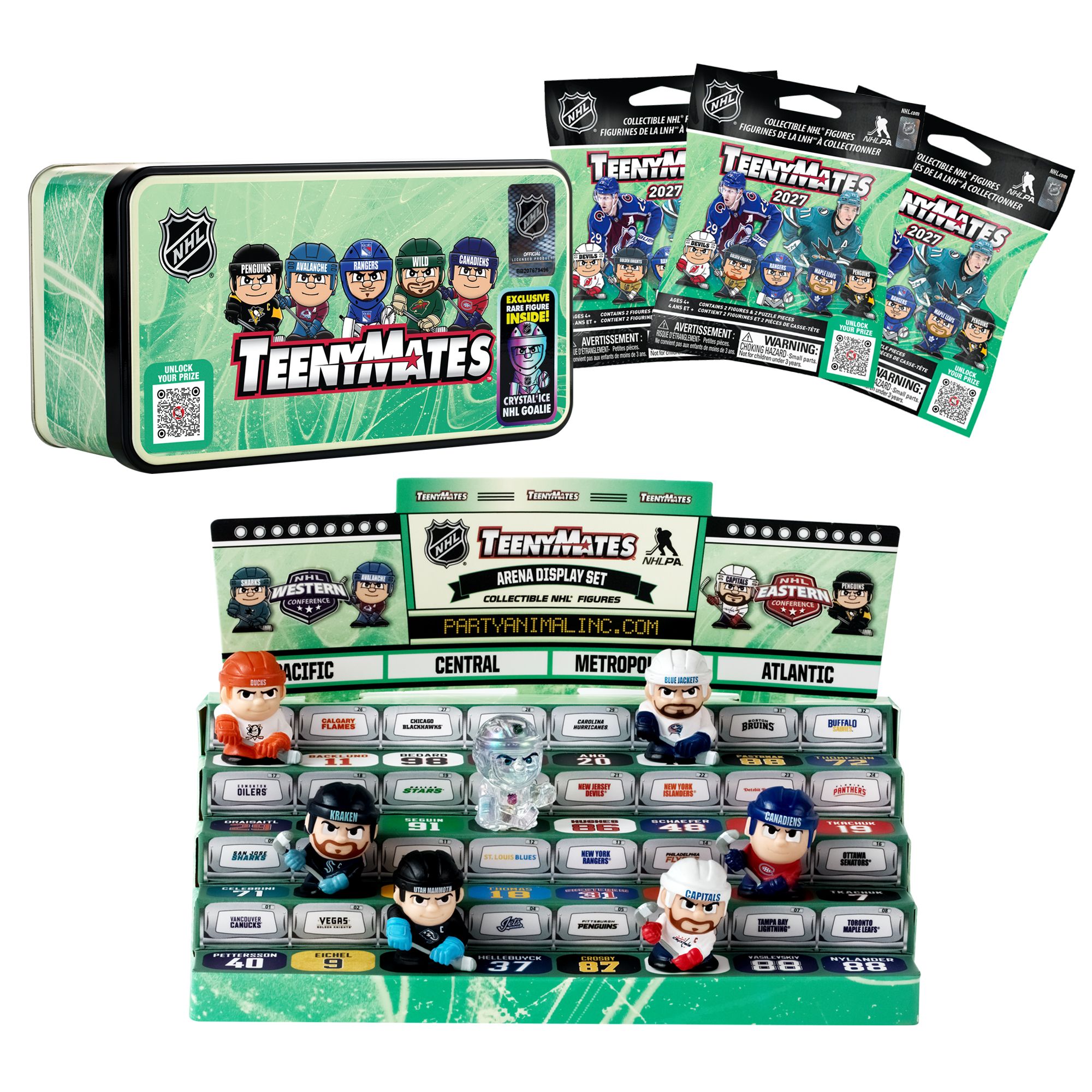 Party Animal NHL TeenyMates Collector Tin