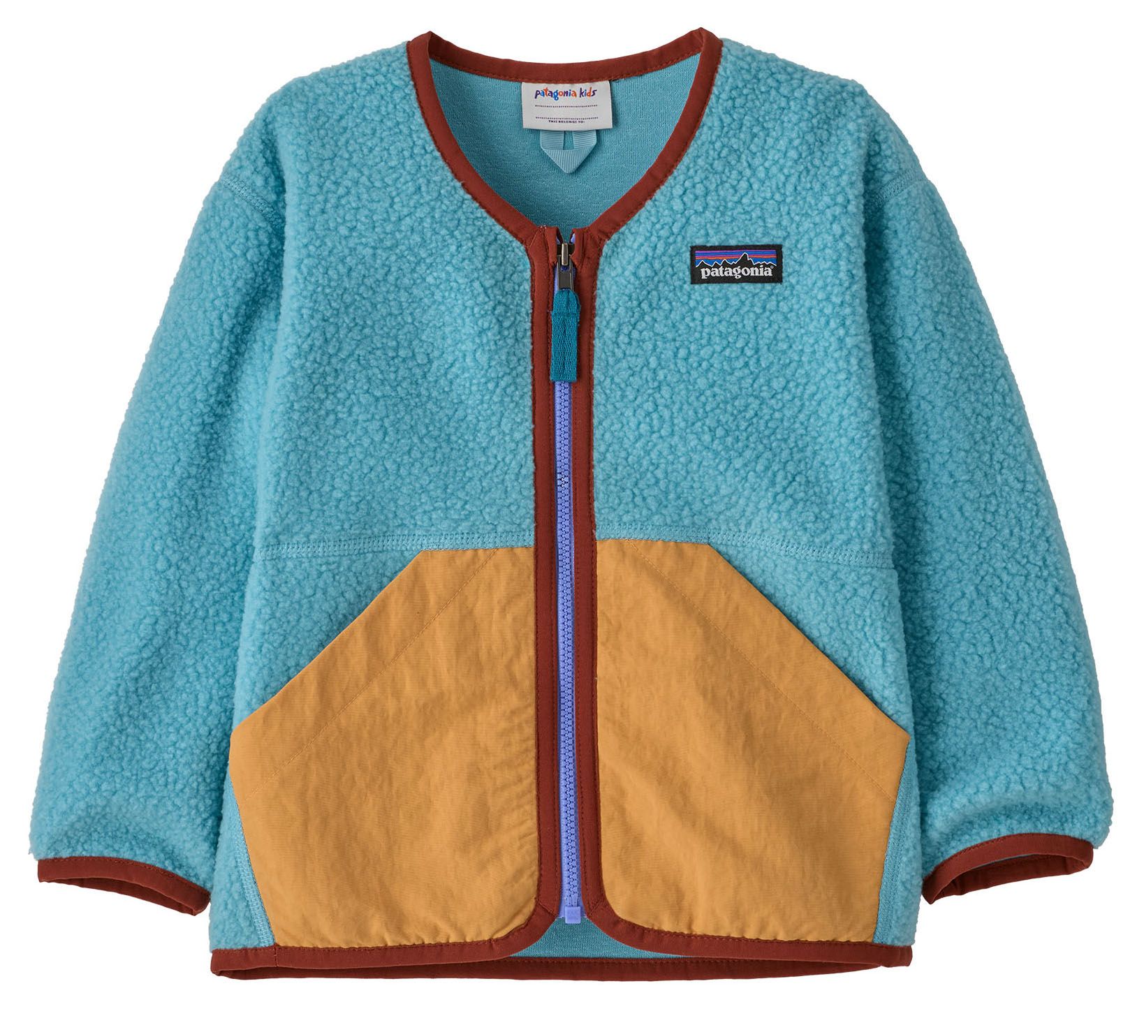 Patagonia Infant/Toddler Shearling Jacket, Boys', 3T, Snowmelt Blue