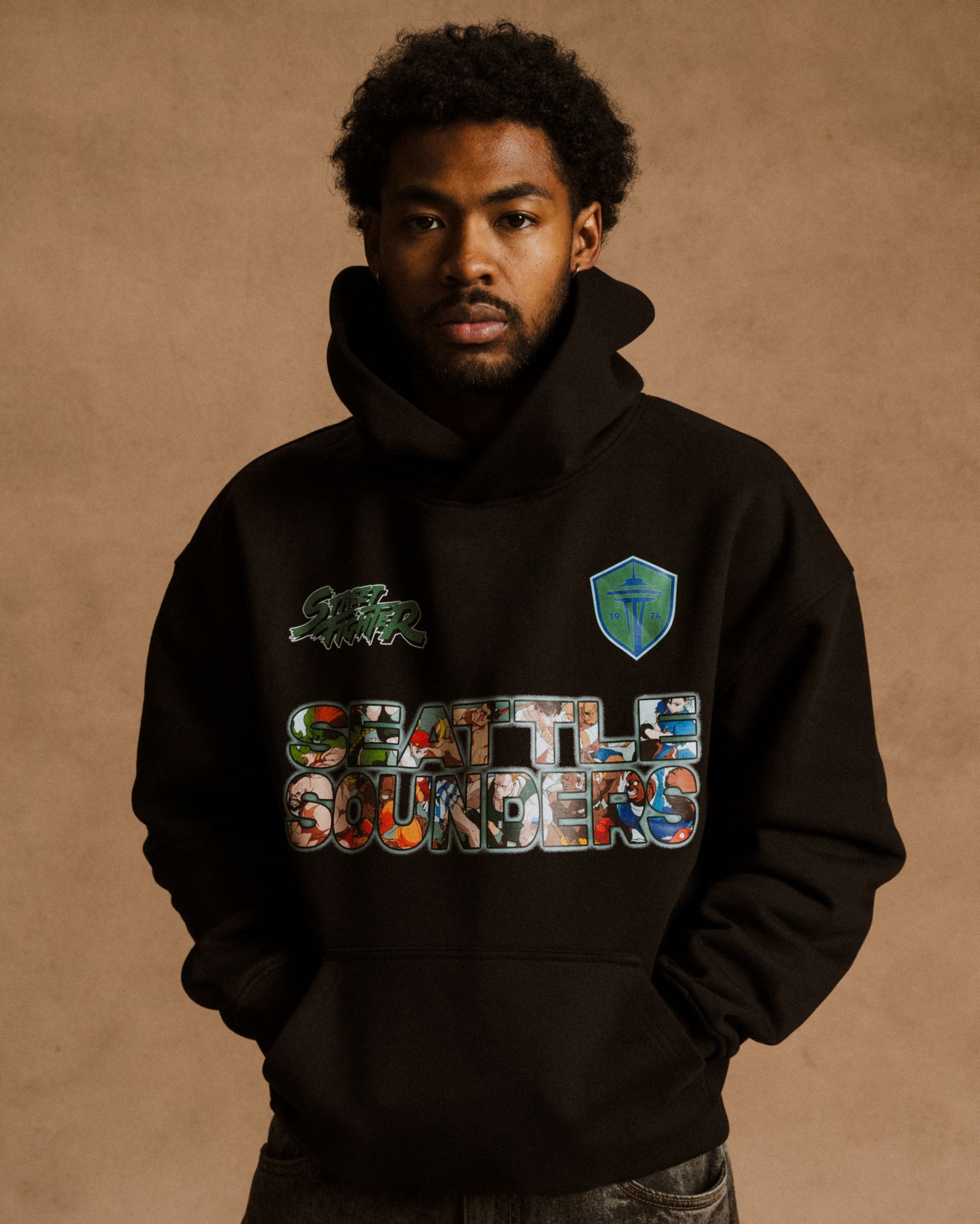 Peace Collective Adult Seattle Sounders FC | Street Fighter Hoodie