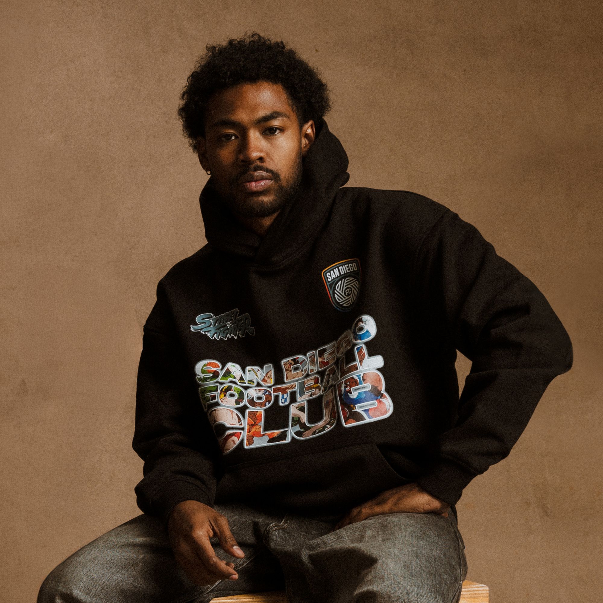 Peace Collective Adult San Diego FC | Street Fighter Hoodie