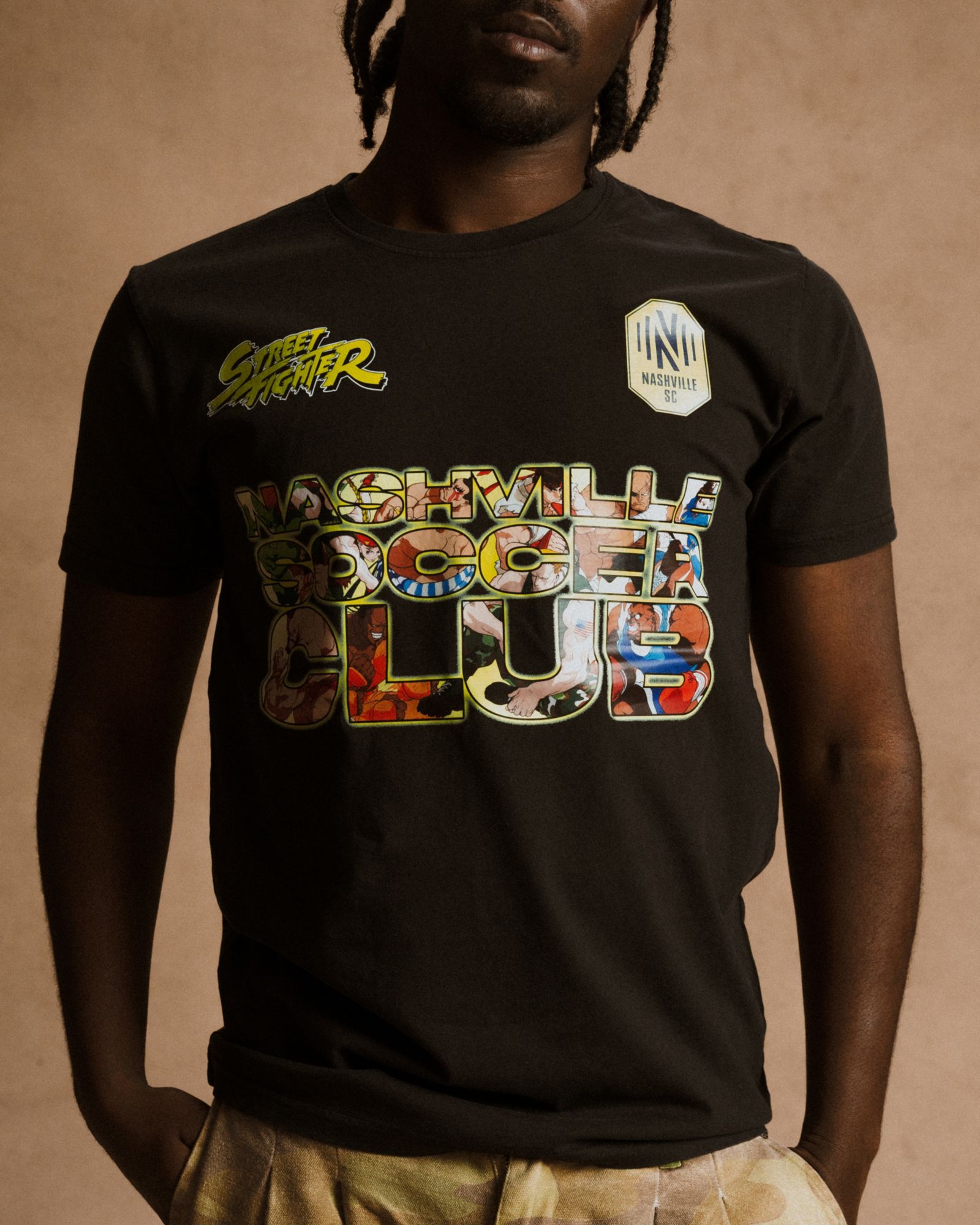 Peace Collective Adult Nashville SC | Street Fighter Character T-Shirt