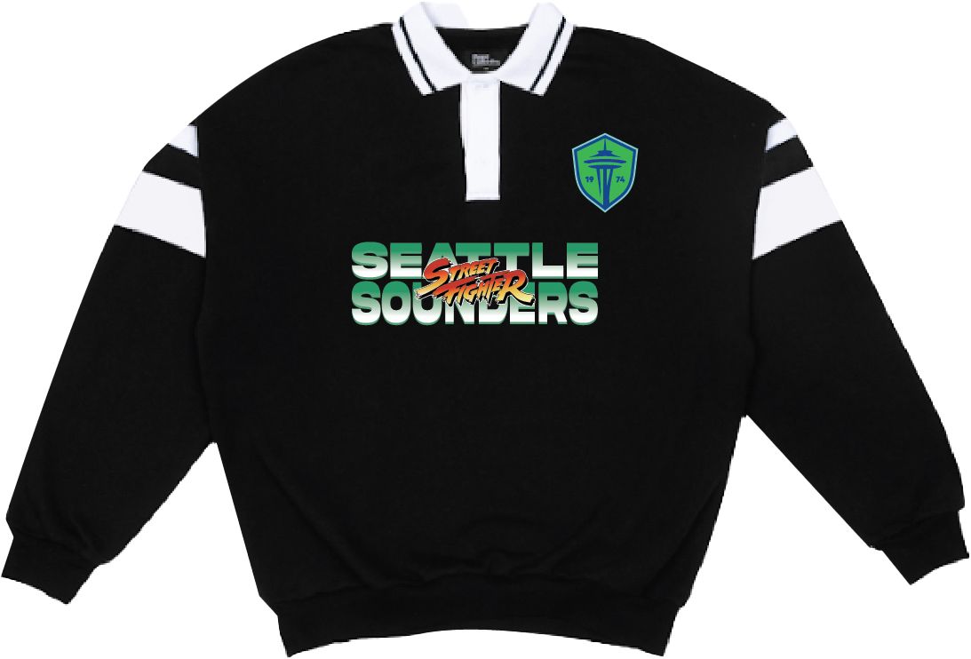 Peace Collective Adult Seattle Sounders FC | Street Fighter Rugby Shirt